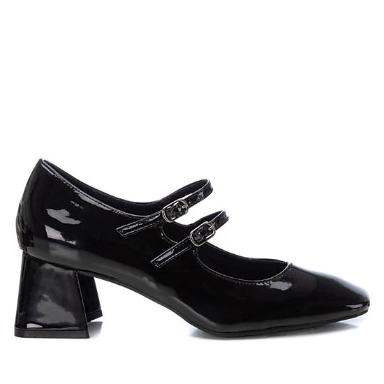 XTI Womens Mary Jane Pumps Block Heel, Square Toe