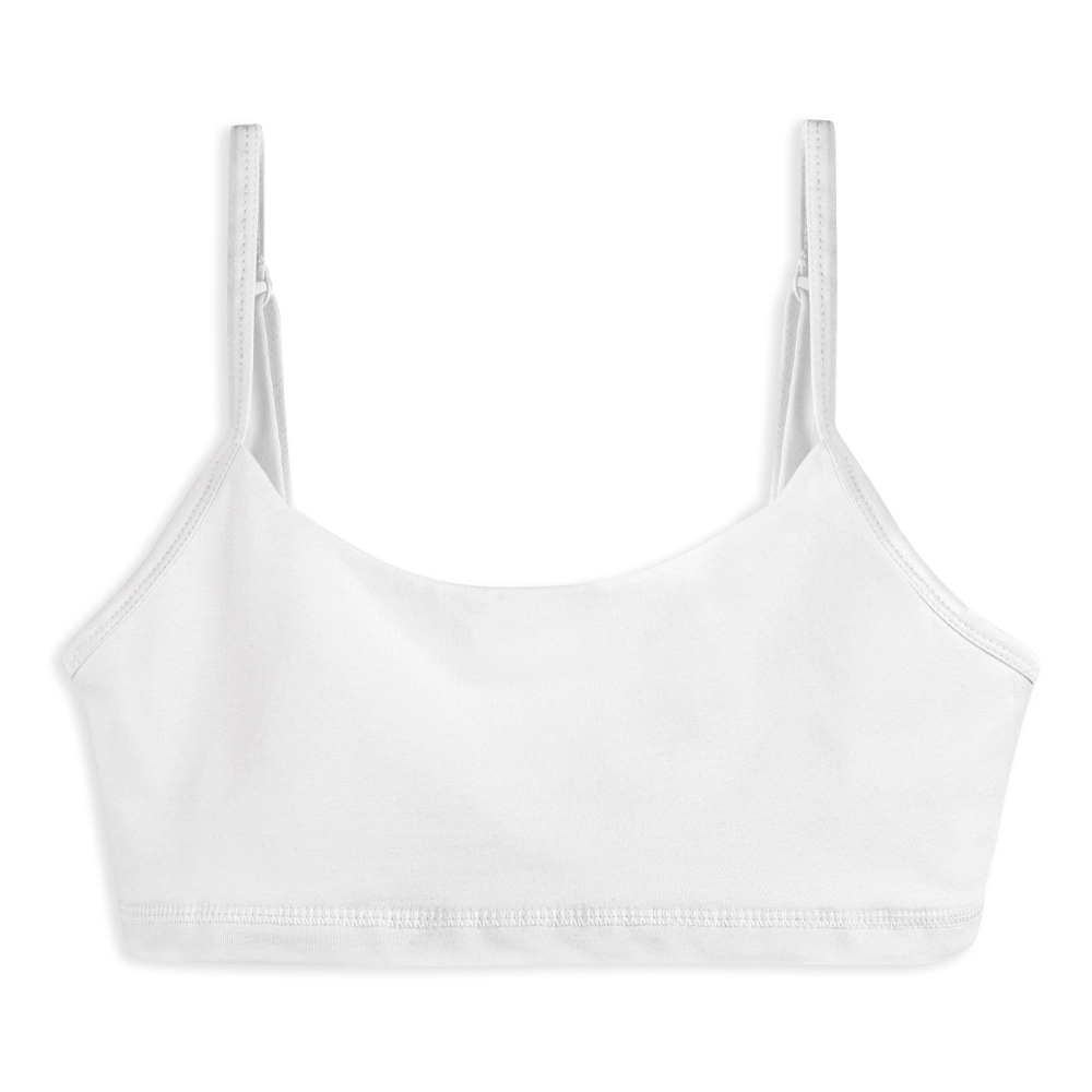 Mightly Girls Organic Cotton Bralette 3-pack