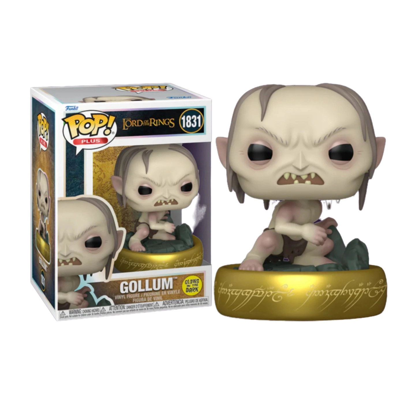 Funko Pop! Lord of the Rings: Gollum #1831 Glow in the Dark
