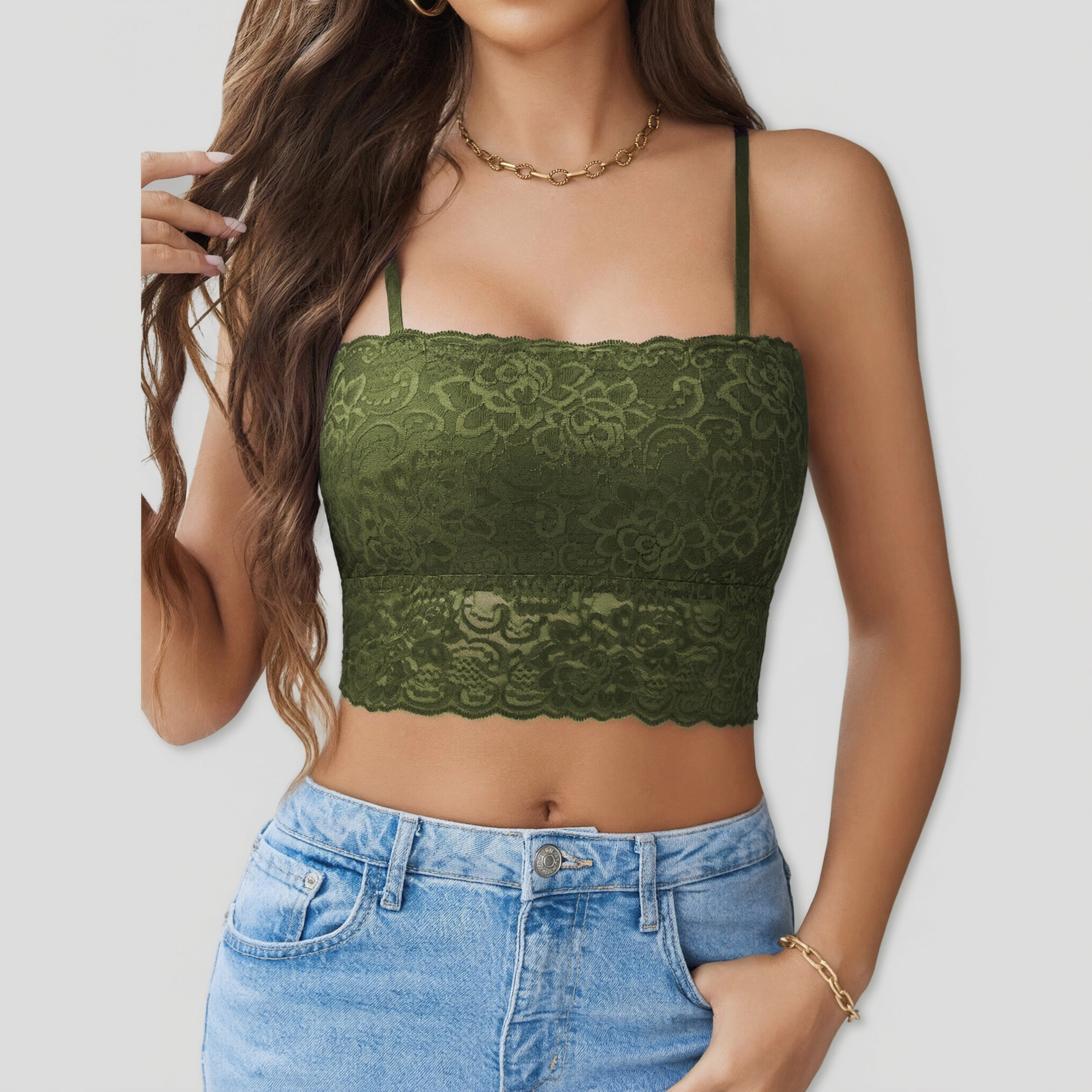 Avidlove Women's Lace Tube Cami Undershirt