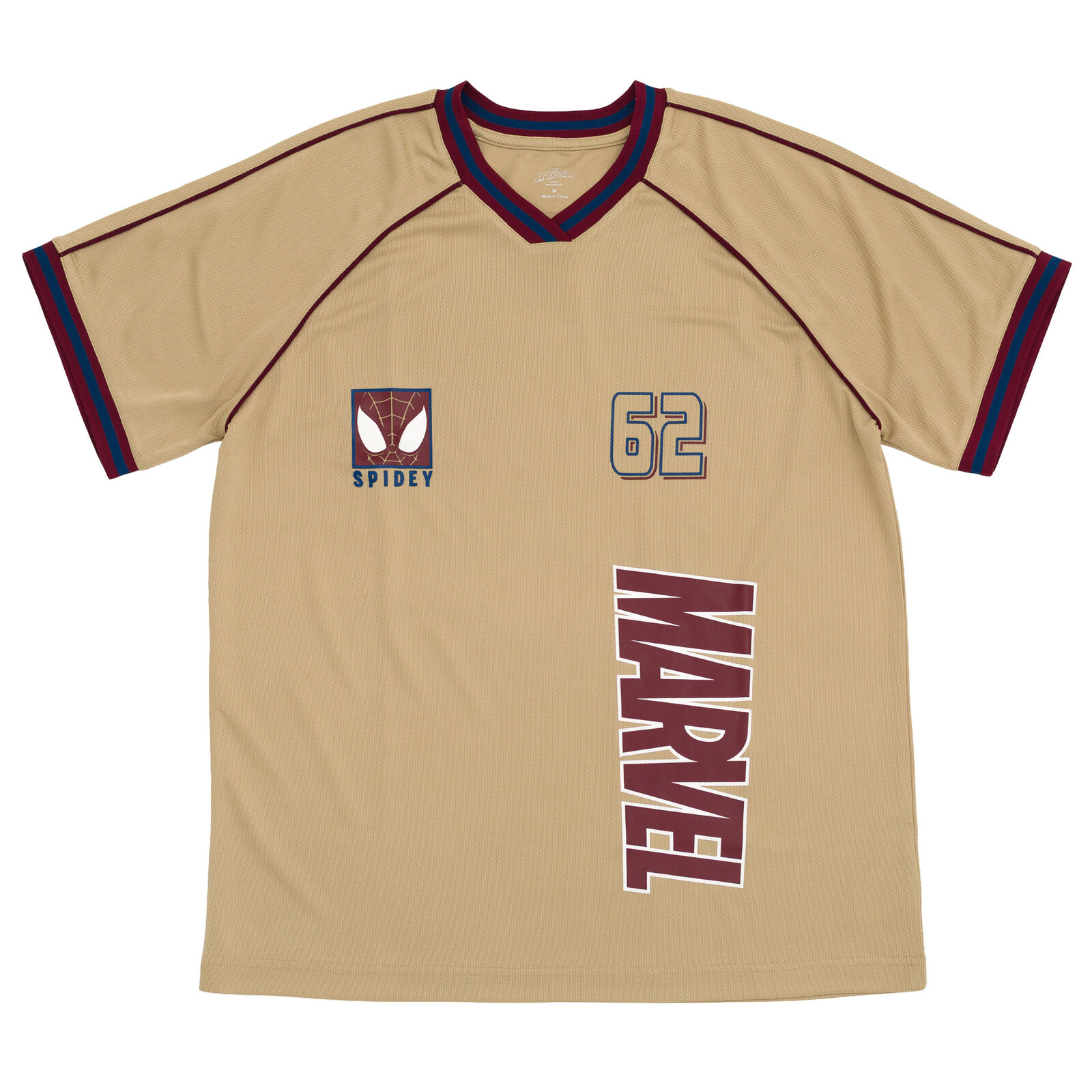 Marvel Men's Athletic Jersey Shirt  V-neck T-Shirt