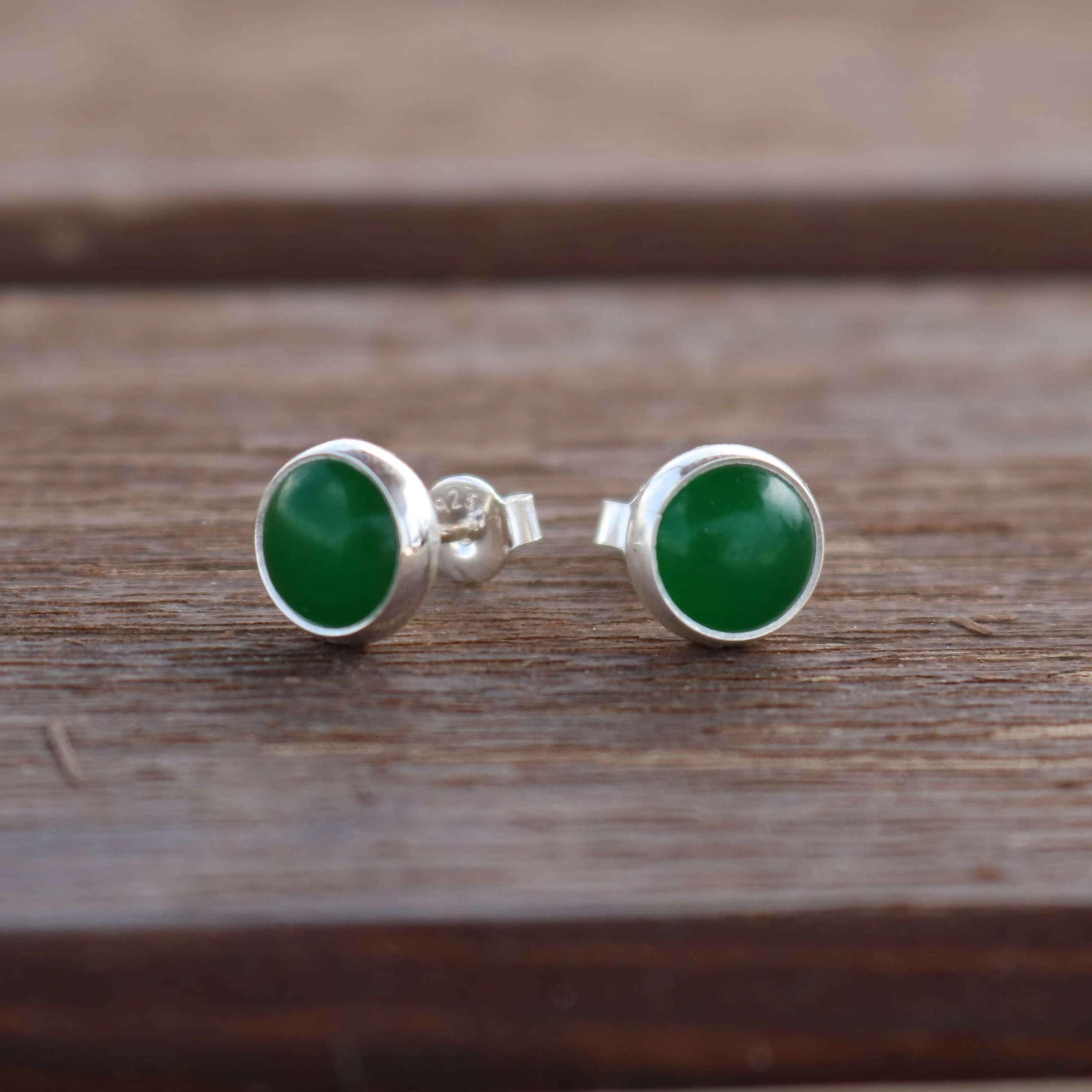 Wear Sierra Unisex Sterling Silver Handmade Stud Earrings
