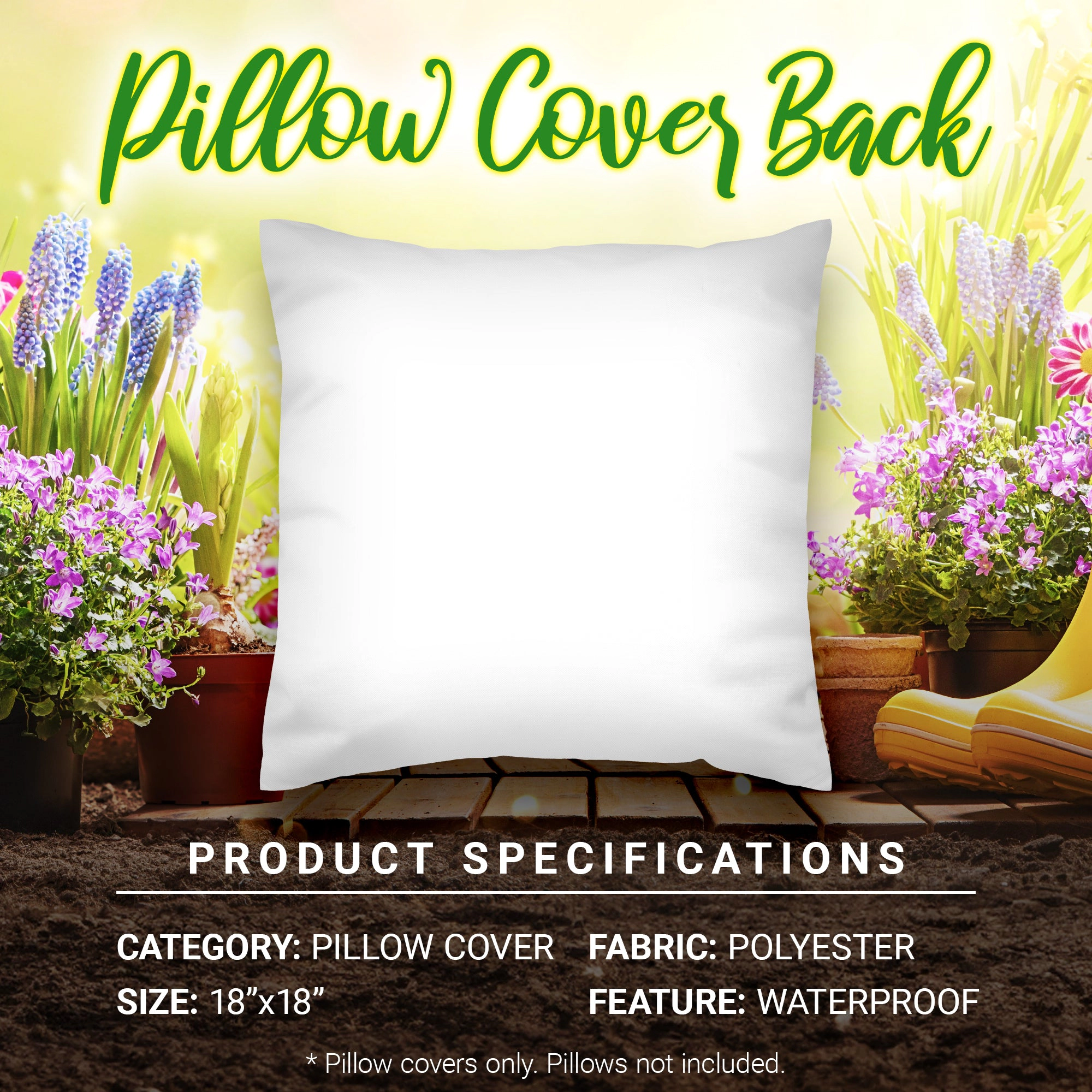 G128 Farmhouse Floral Decorative Throw Pillow Covers