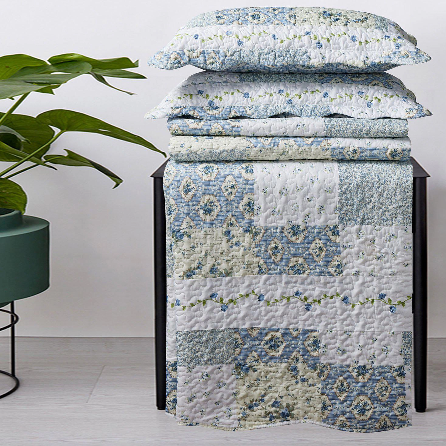 Egyptian Linens Brea Oversized Quilt Set