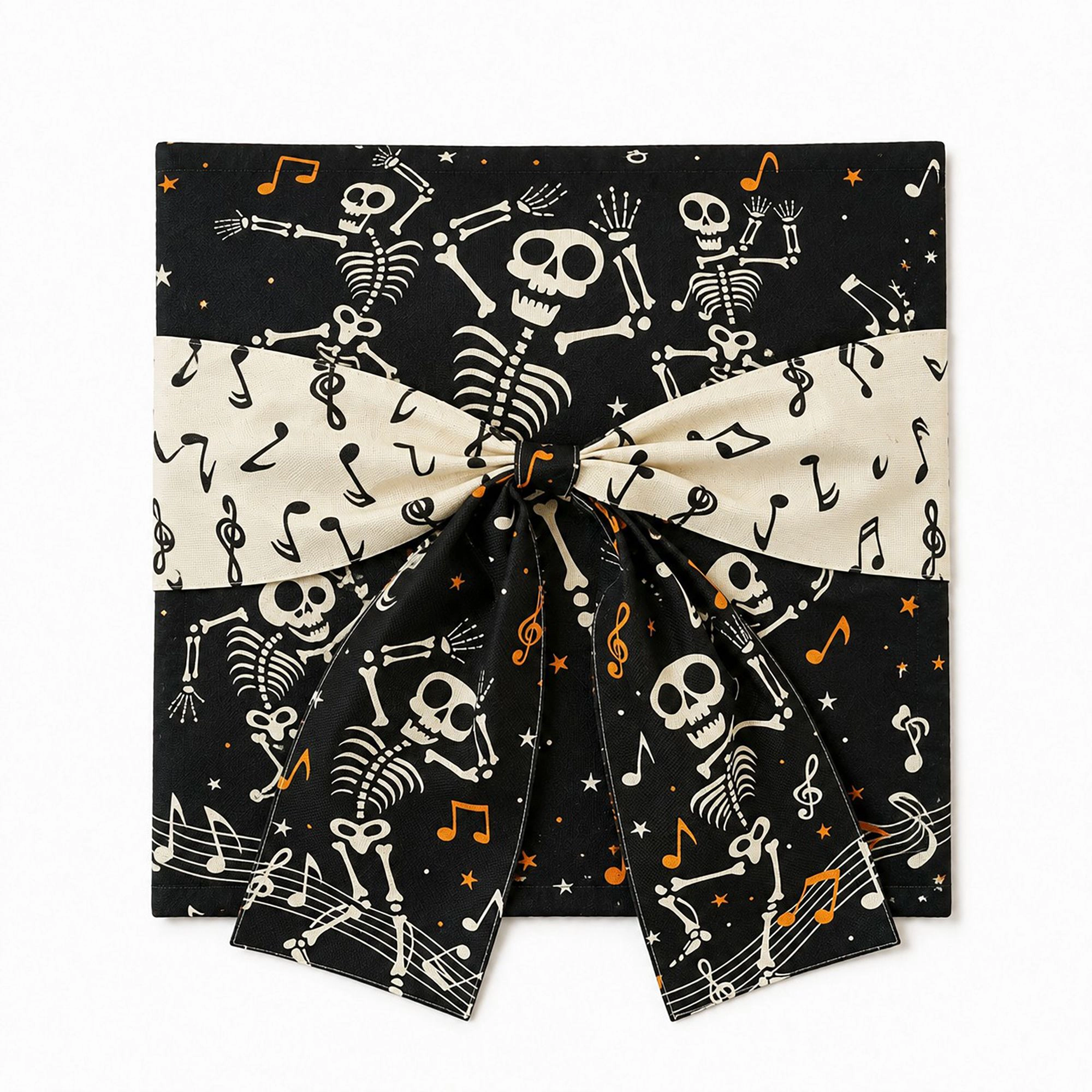 Alilang Halloween Decorative Bow Throw Pillow Cover 18 x