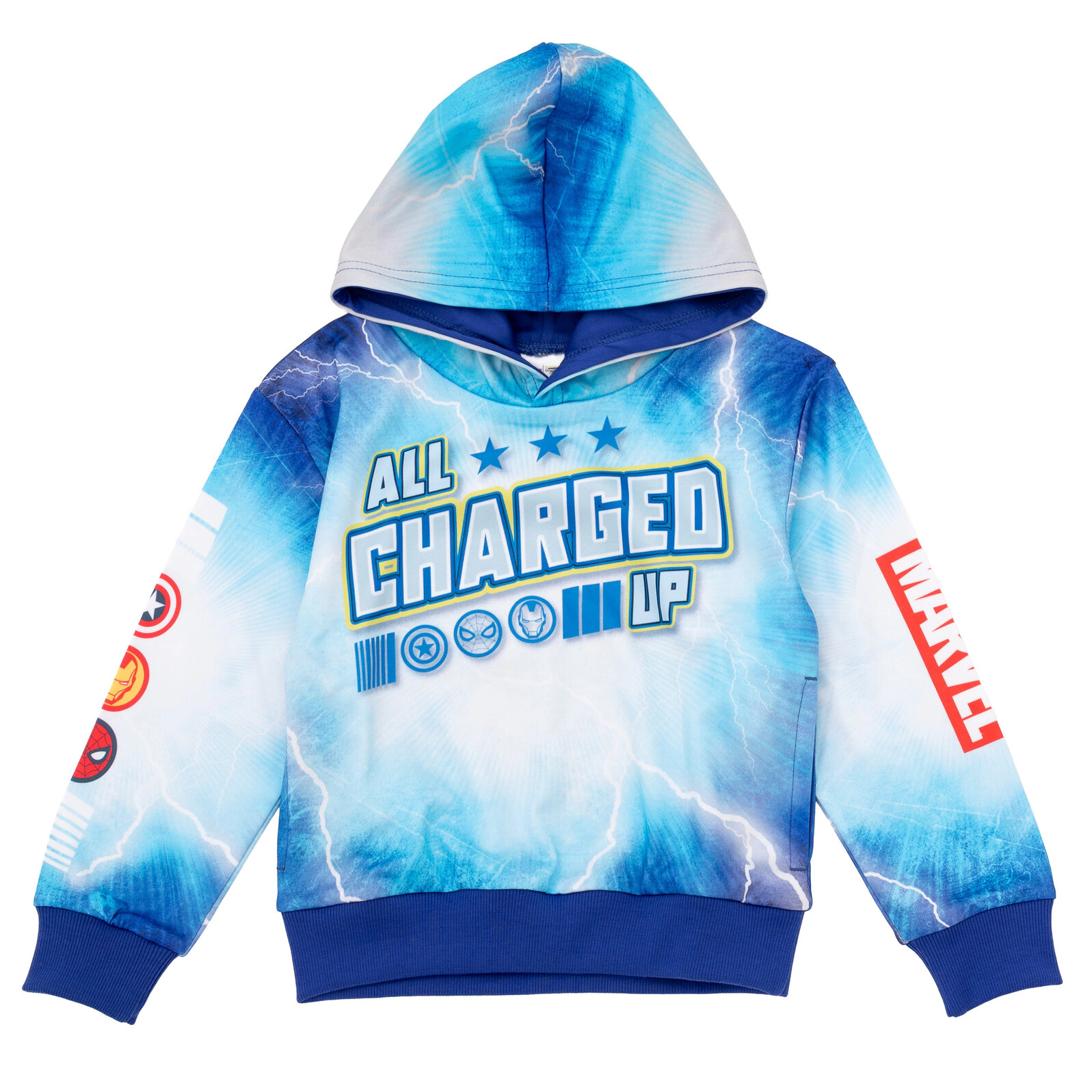 Monster Jam Marvel's Trucks Boys' Fleece Pullover Hoodie