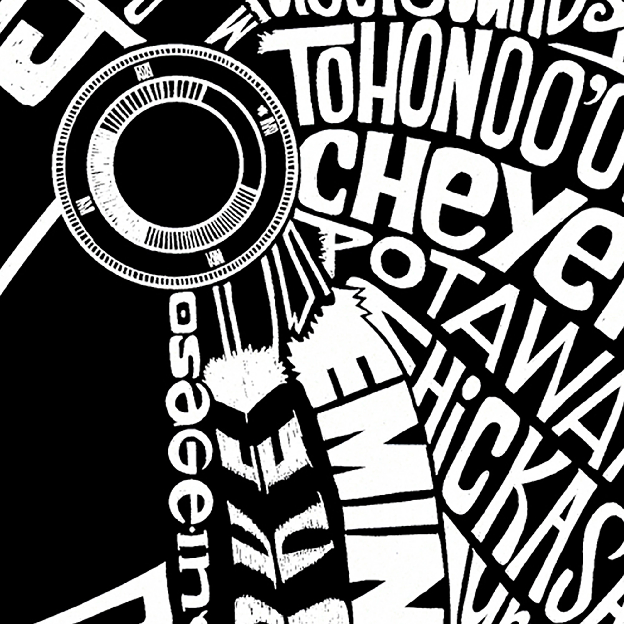 LA Pop Art Men's Word T-Shirt - Indian Tribes