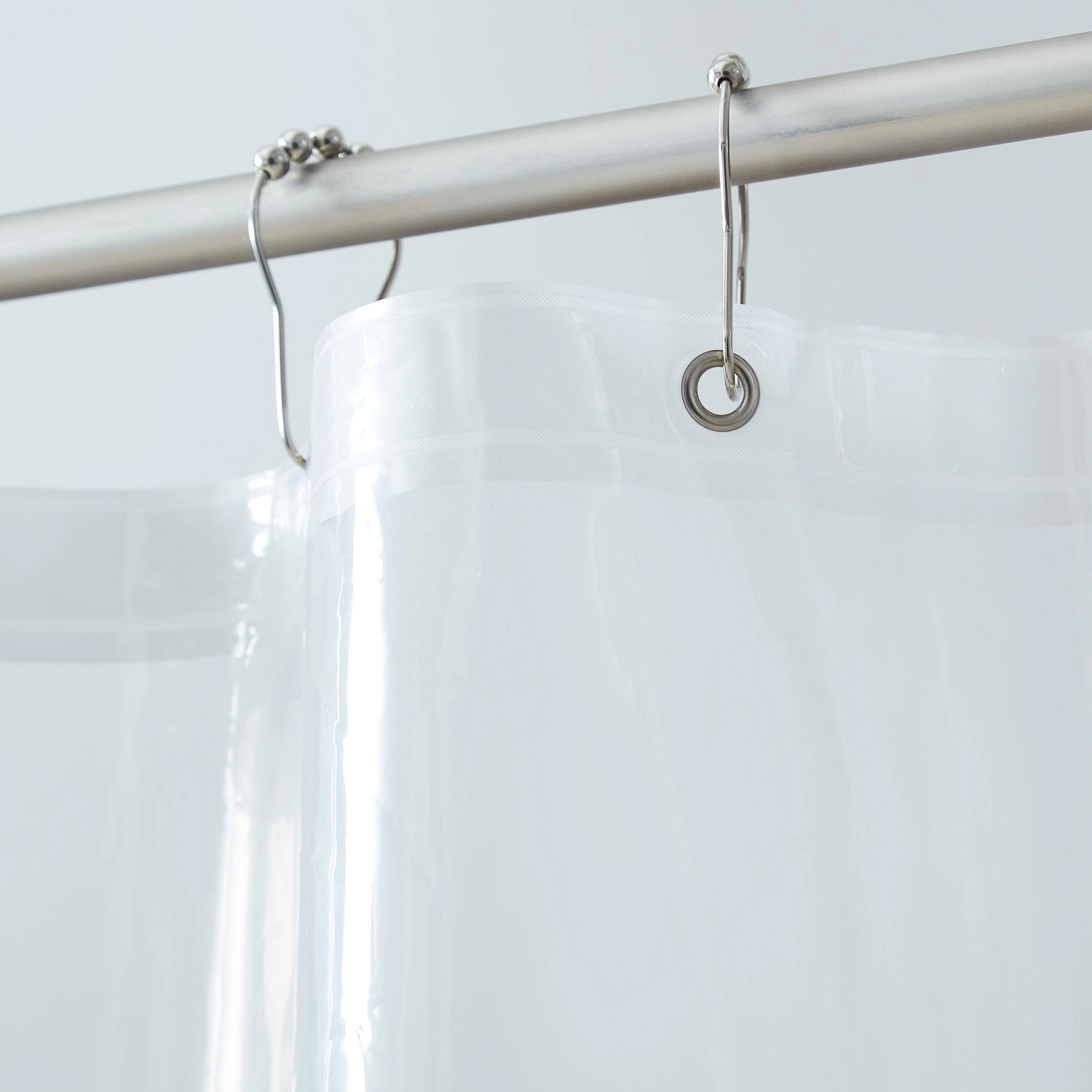 Dainty Home Light Weight Shower Curtain Liner With Magnetized Hem 70" x 72"