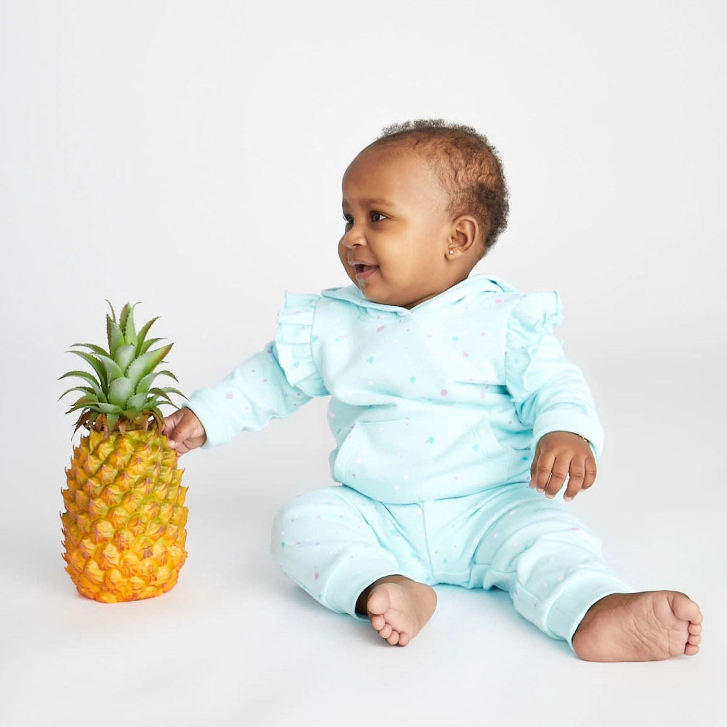 Rockets of Awesome Splatter Paint Play Pants For Baby Girl