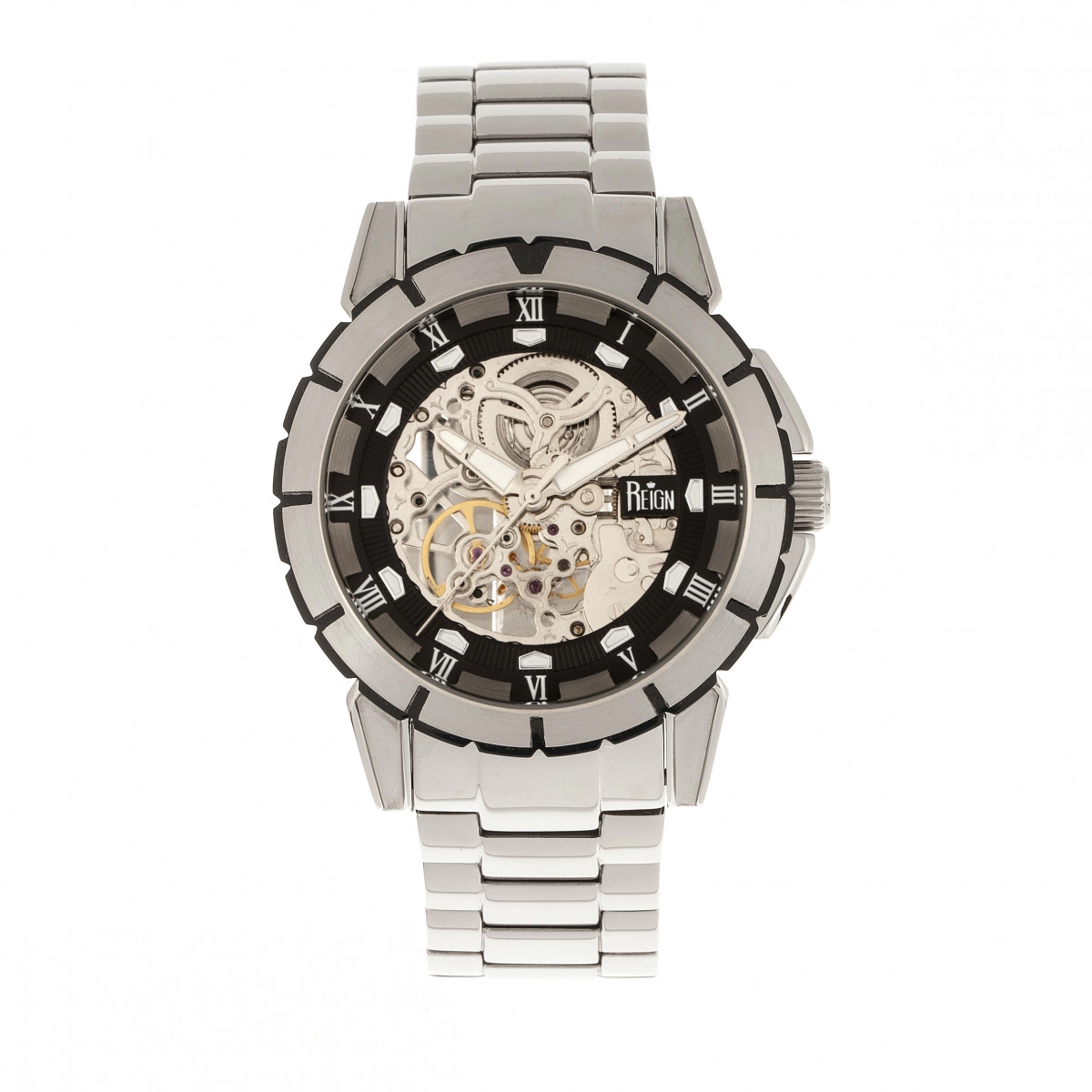 Reign Philippe Automatic Skeleton Bracelet Watch