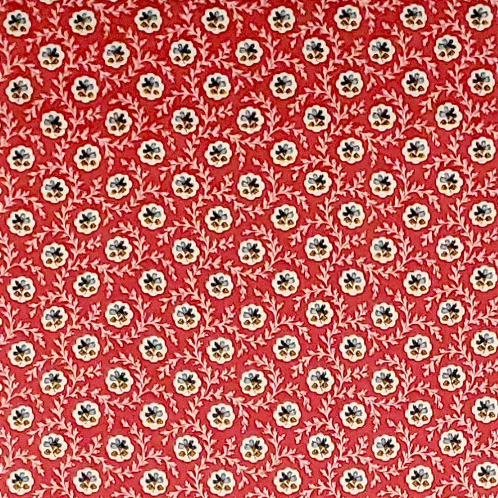 RLF Home Athima Provence Mini Flower Bouquets Lining Effortless Installation Elegant Window Valance 50" x 15" Red