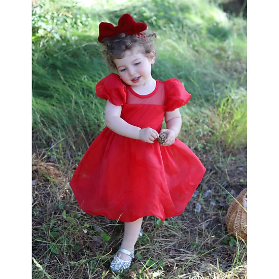 Arshiner Girl'ss Dress Contrast Mesh Puff Short Sleeve Flowy Bubble Hem Mini Dress Tie Dye