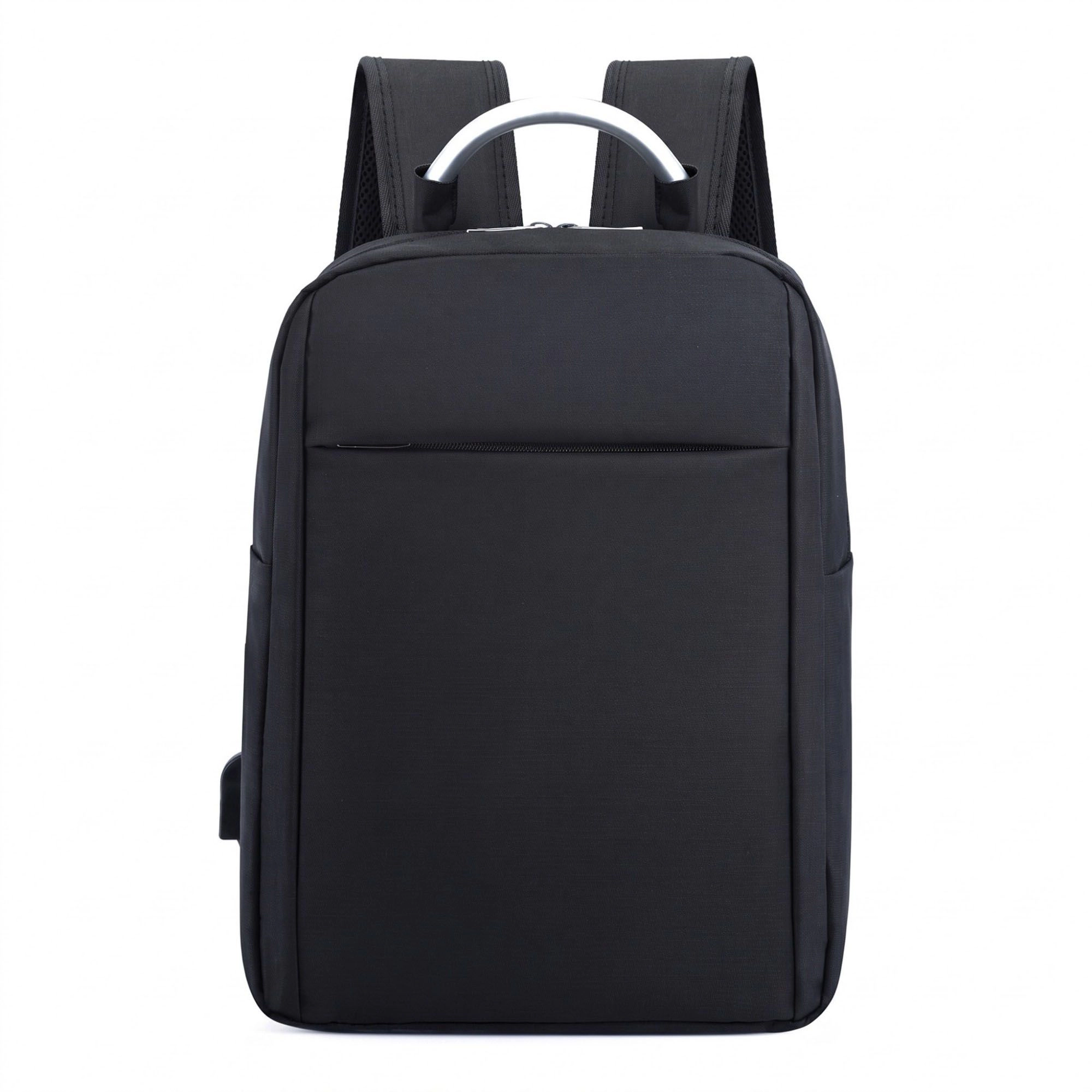 Alilang Women's Modern Business Laptop Backpack - Sleek Commuter Daypack with Metallic Handle for Office, School