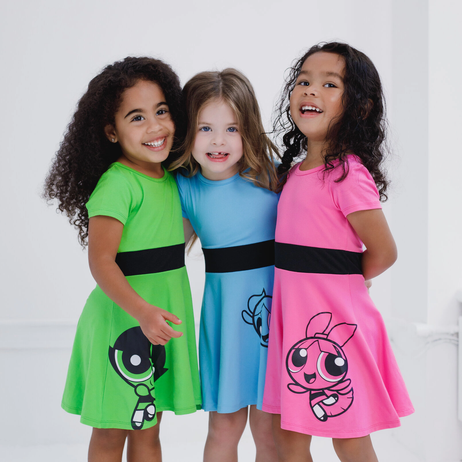 The Powerpuff Girls Girls' Cosplay Skater Dress