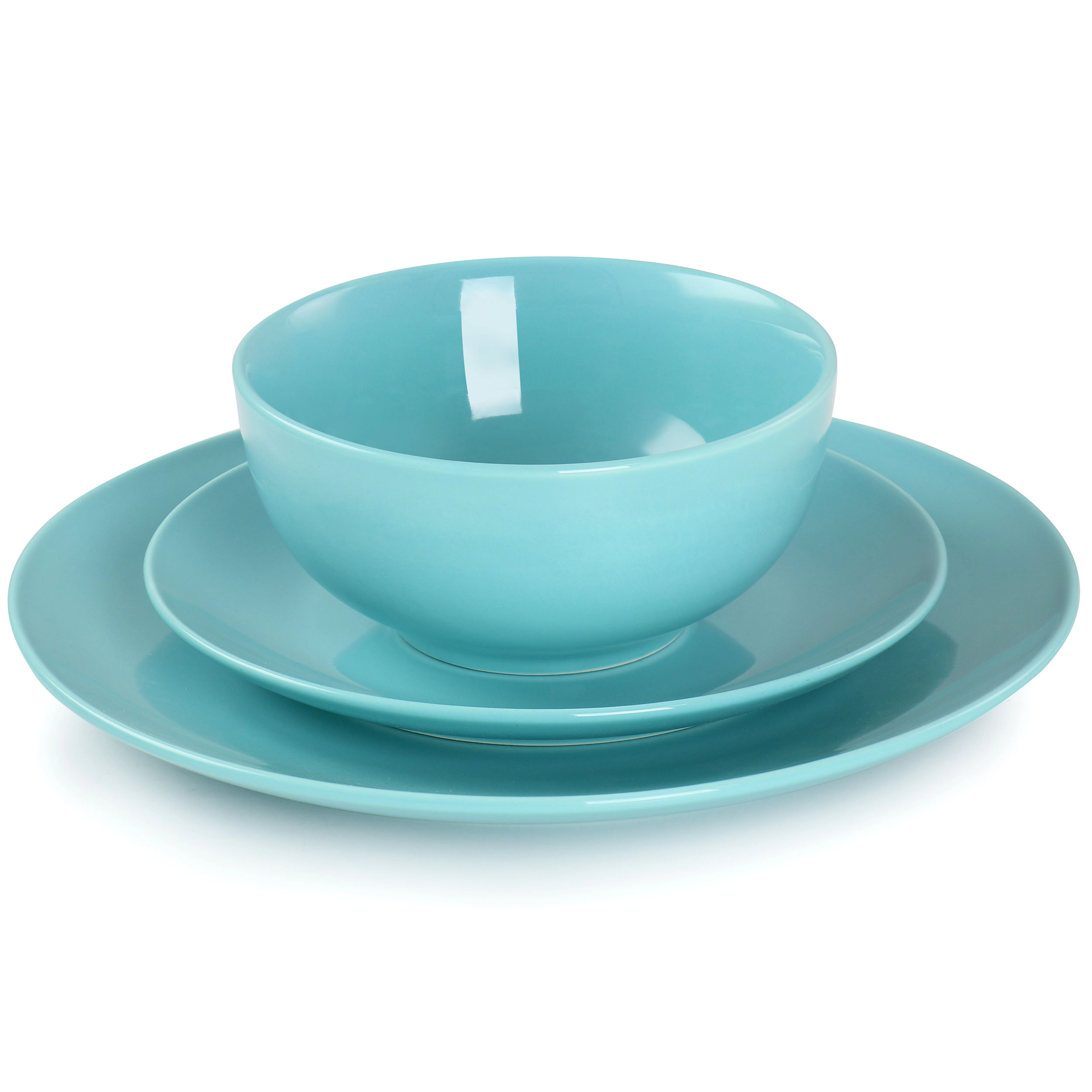 Elama Luna 18 Piece Porcelain Dinnerware Set