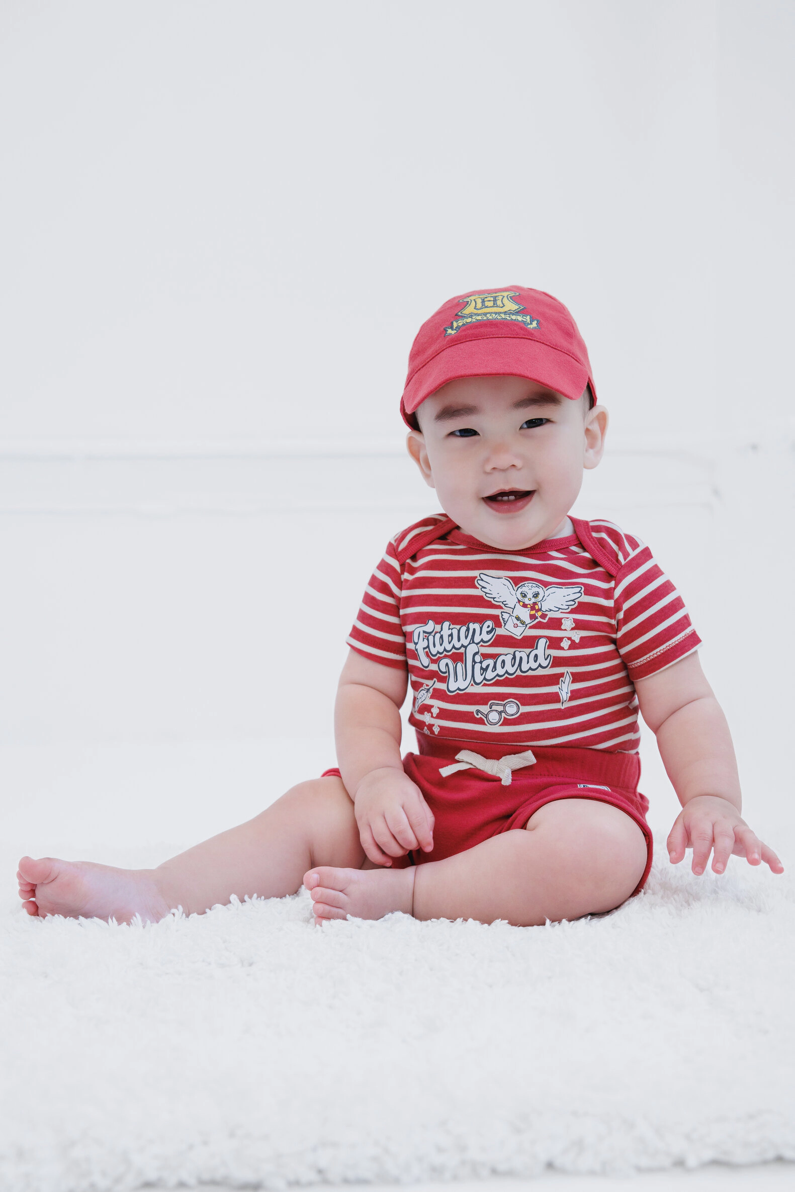 Harry Potter Hedwig Baby Boys' Bodysuit and Shorts Set