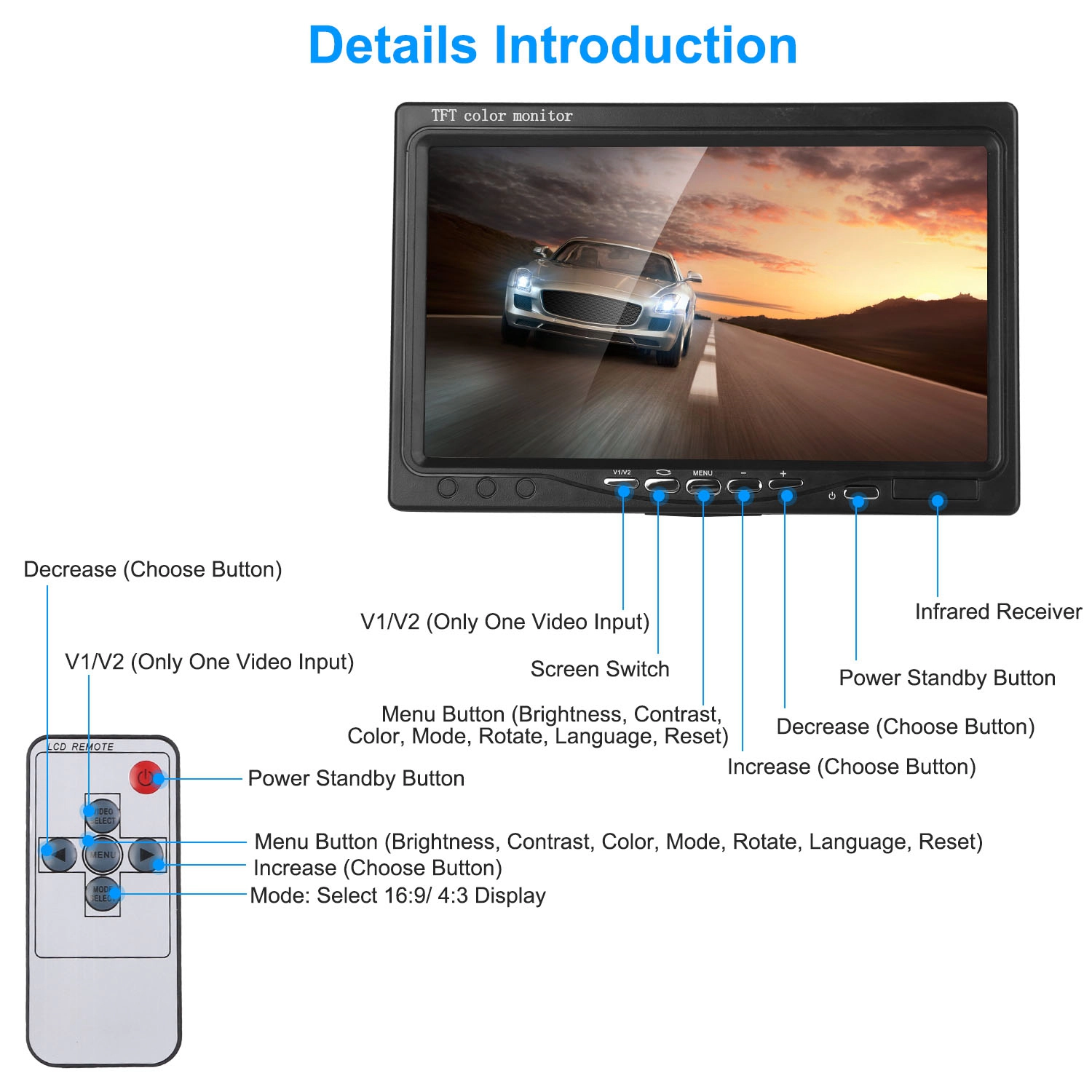 GBruno Waterproof Backup Camera System