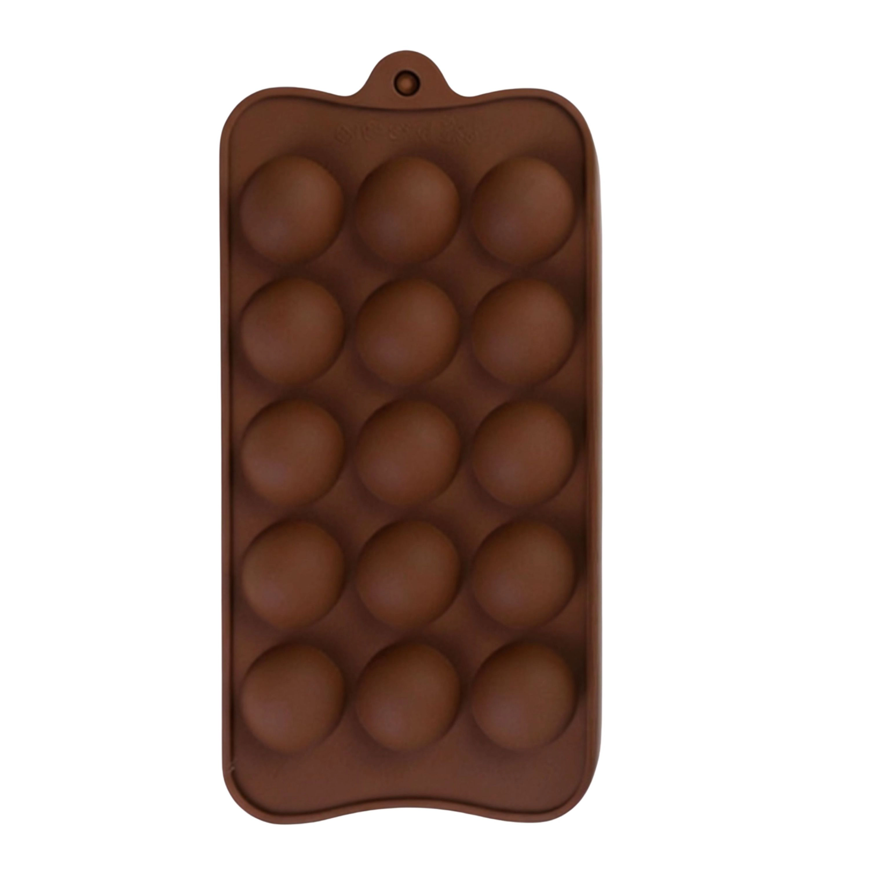 Kitcheniva 4.1 x 8.4 Inch Silicone Half Sphere Chocolate Drop Mold