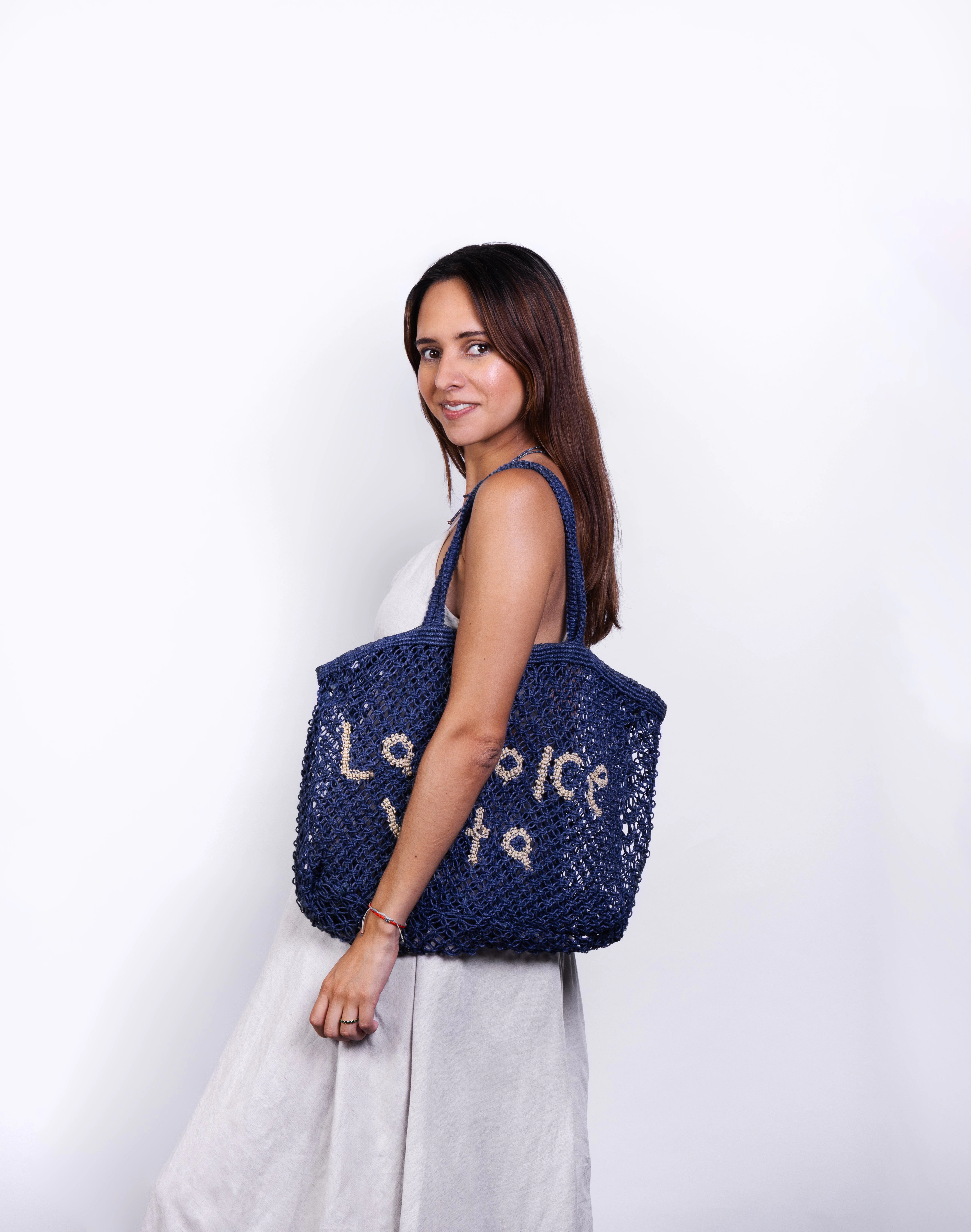 Tin Marin La Dolce Vita Woven Jute Tote
