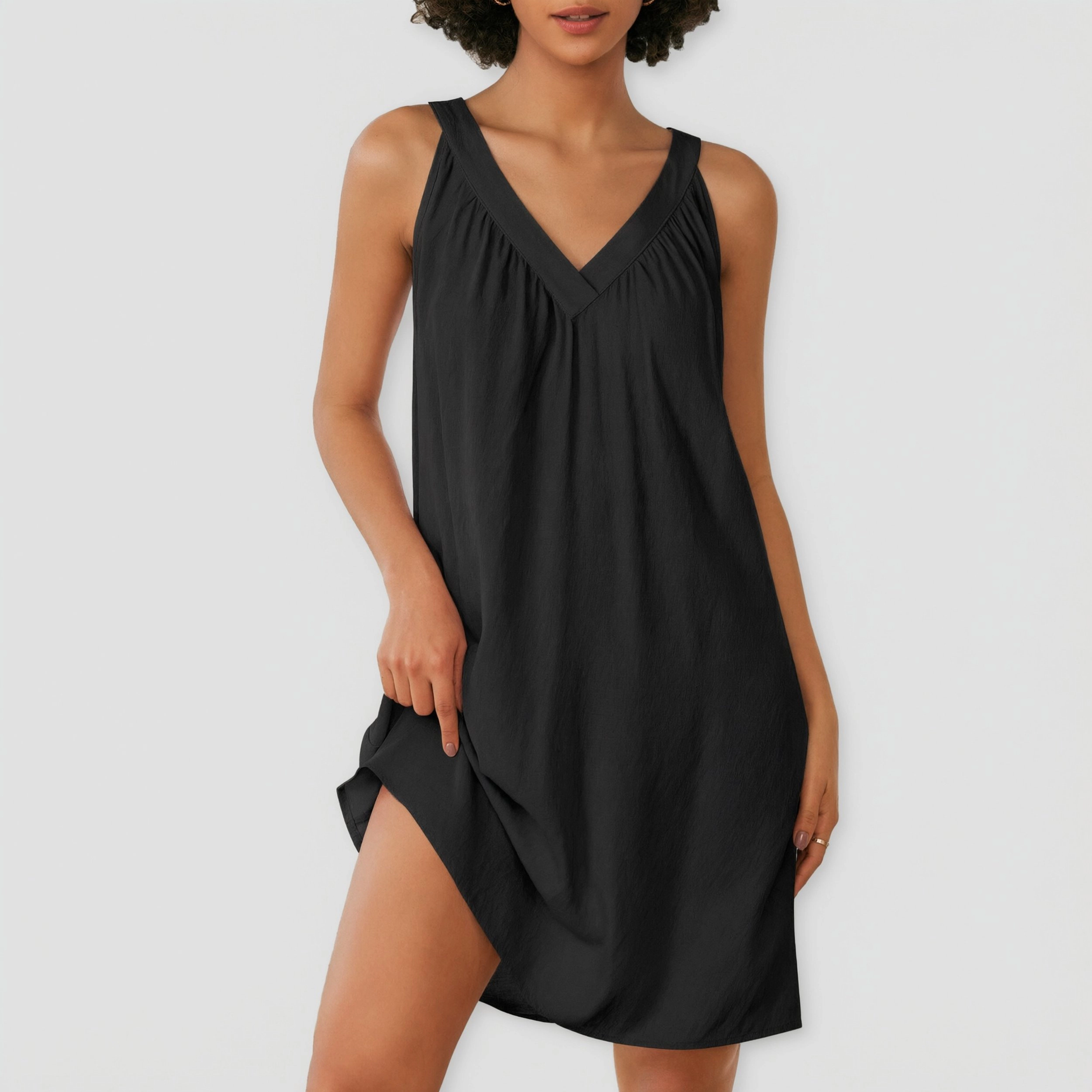 Ekouaer Nightgown for Women Sleeveless Sleepwear