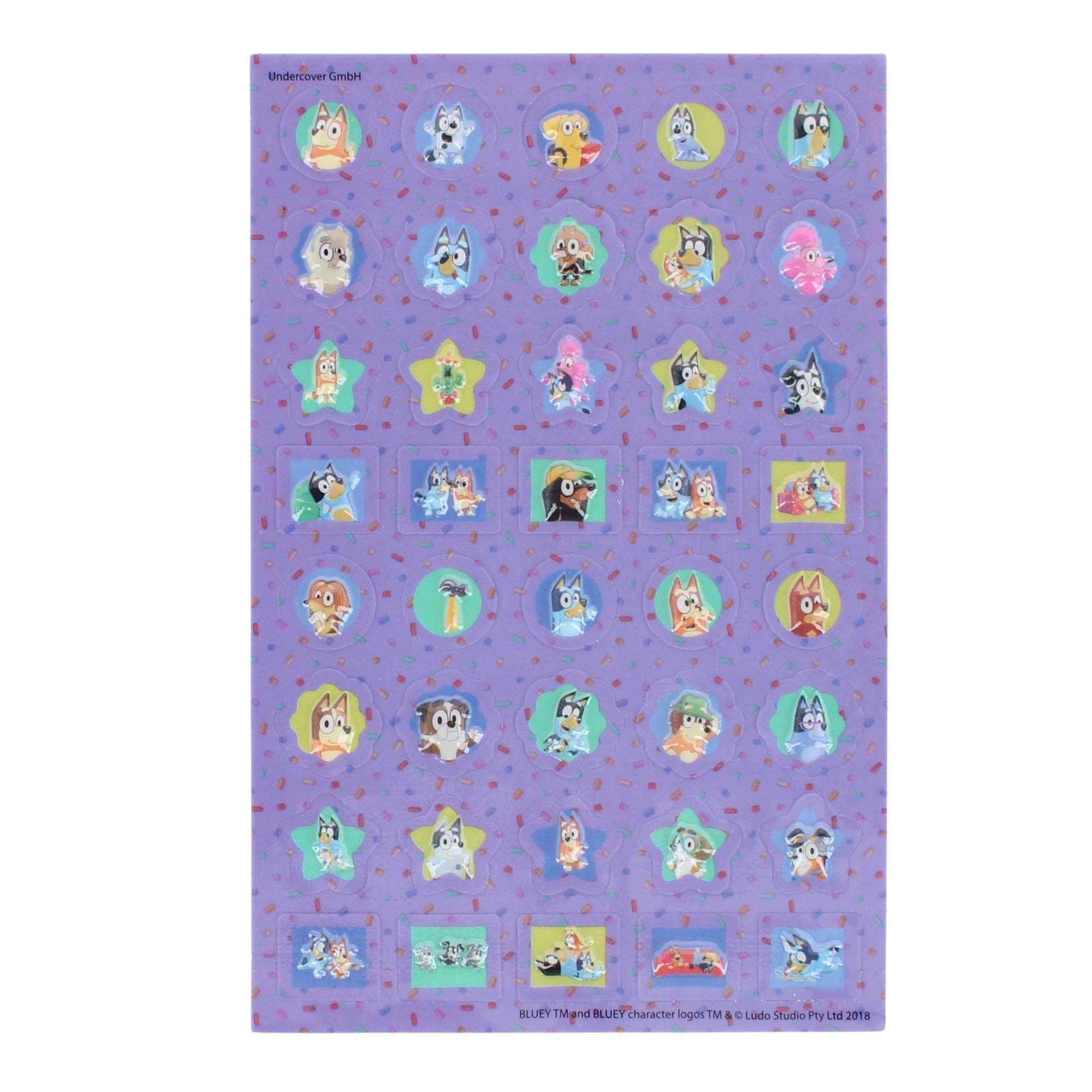 Textiel Trade Kid's Bluey & Friends 500 Piece Sticker Set
