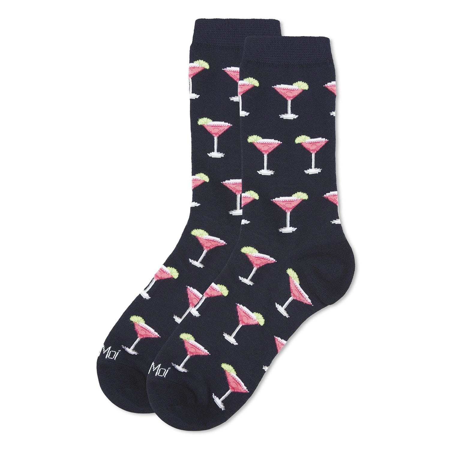 MeMoi Cosmopolitan Bamboo Blend Crew Socks