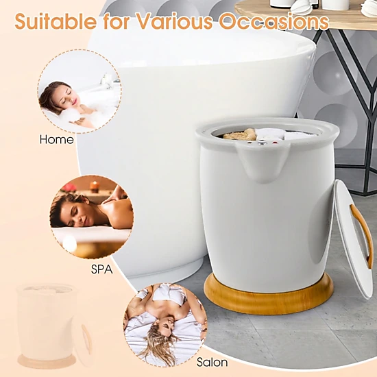 SUGIFT 20L Towel Warmer Bucket, 400W, One-Touch Control, 60-Minute Auto Shut-Off