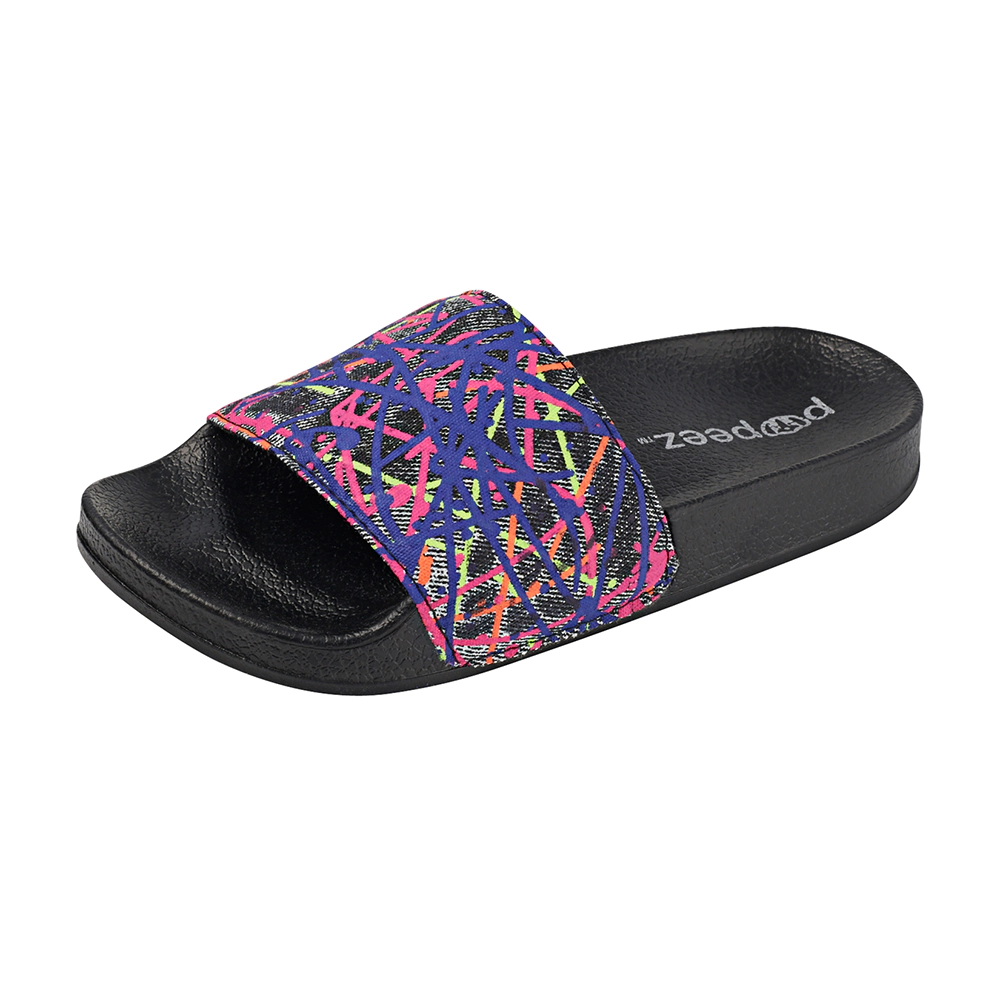 Roxoni Girl's Sandal – Art Color with Abstract Print Strap