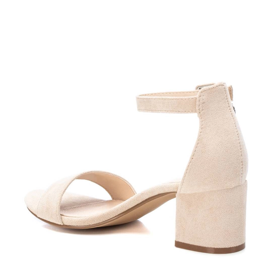 XTI Women's Suede-Look Block Heel Sandals