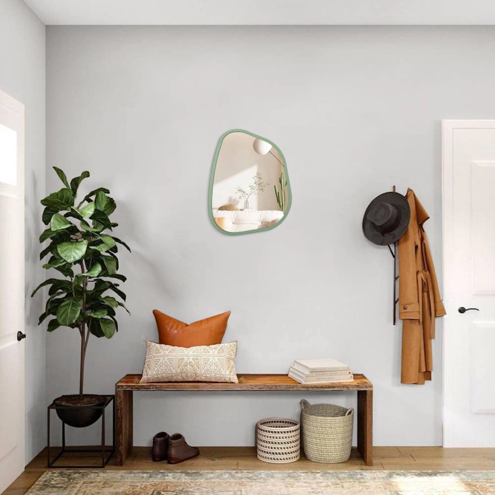 Arcana Aramun Irregular Shaped Frame Decorative Accent Mirror