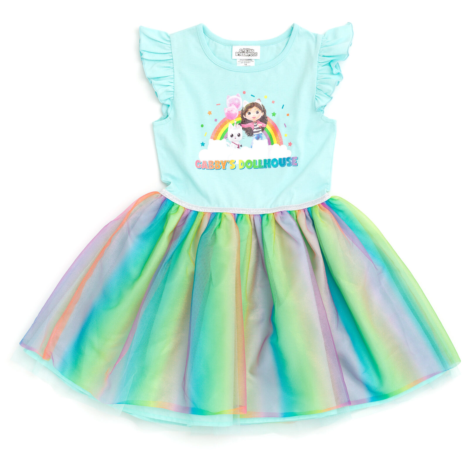 Dreamworks Gabby's Dollhouse Girls' Sleeveless Tutu Dress