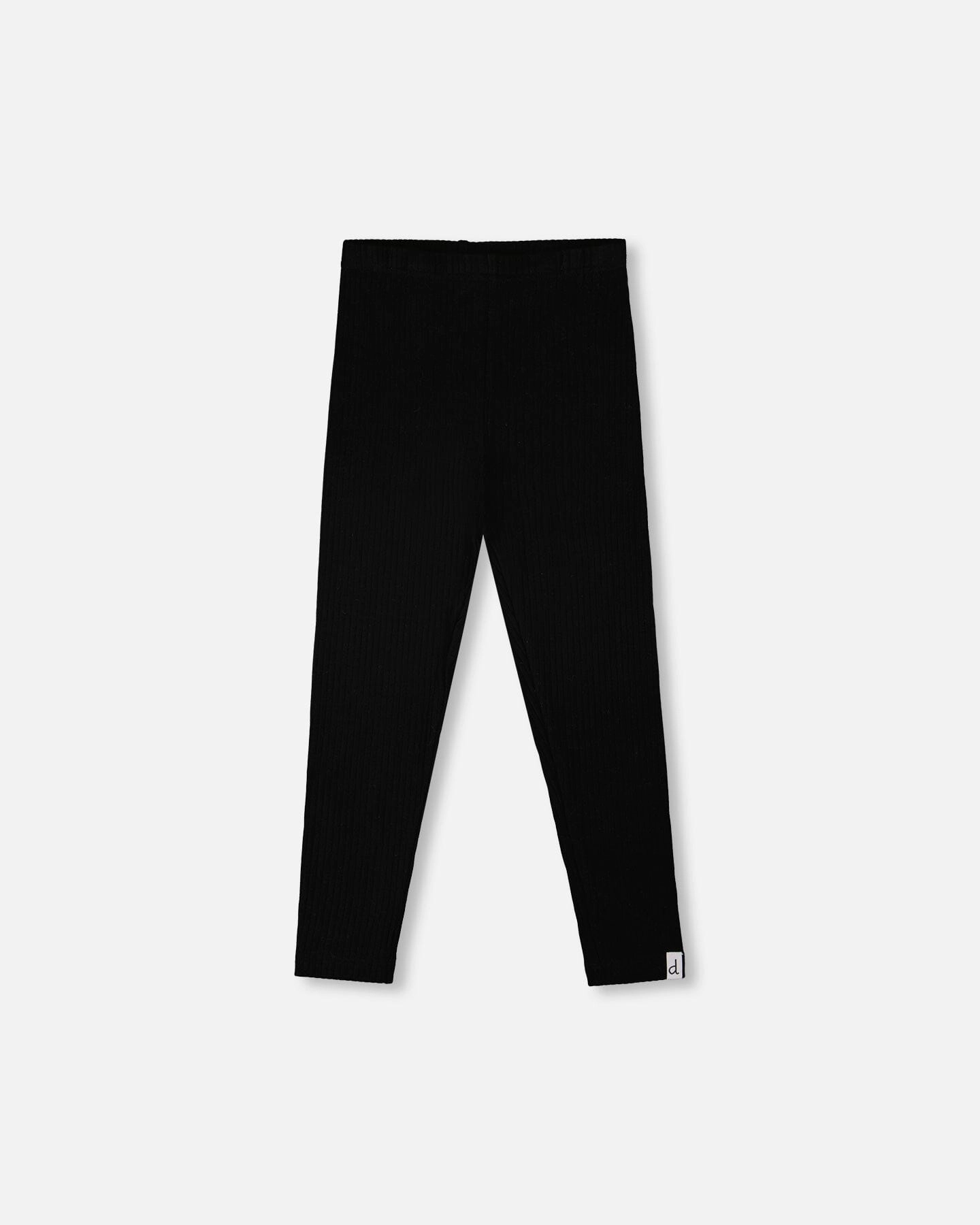 Deux par Girls Full-Length Rib Leggings