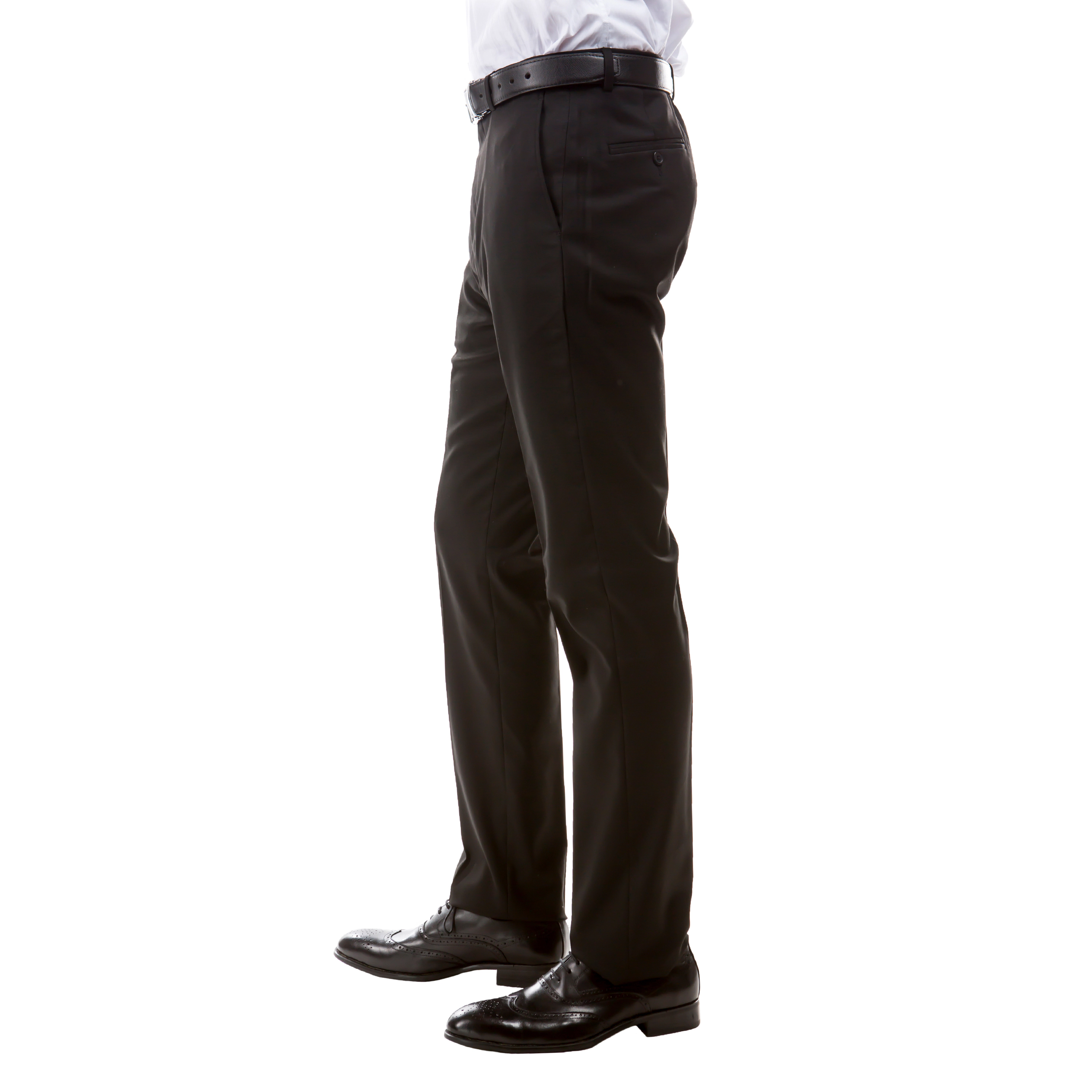 Zegarie Hemmed Men's Tailored Fit Suit Separates Pants Only, Finished Bottom