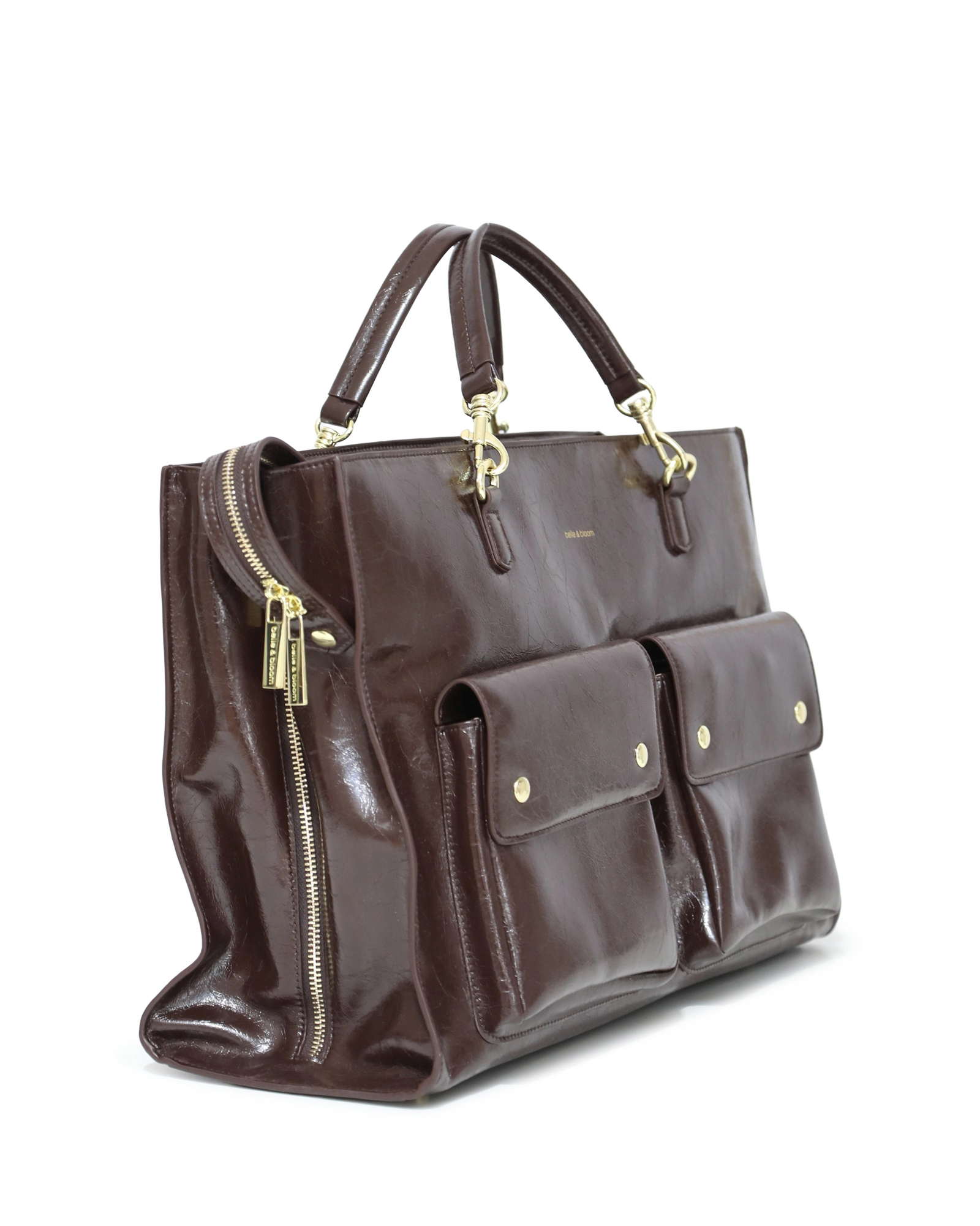 Belle & Bloom Womens Reflections Leather Shoulder Bag