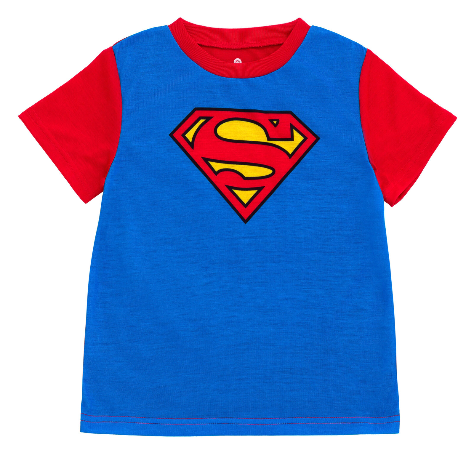 DC Comics Justice League Boys' Cosplay Pajama Shirt and Shorts Set with Cape