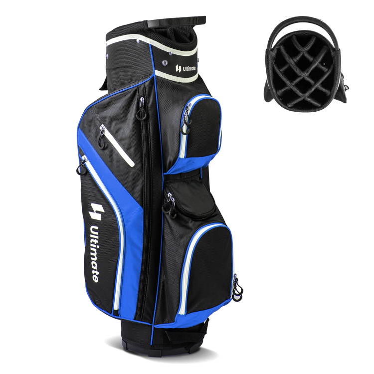 LJG Golf Cart Bag with 14 Way Top Dividers