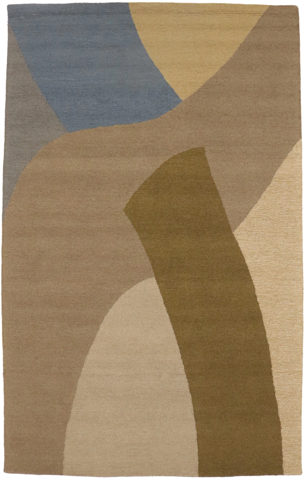 Magic Rugs 5'0 X 8'0 Multicolored Modern Abstract Hand-Tufted Wool Rug