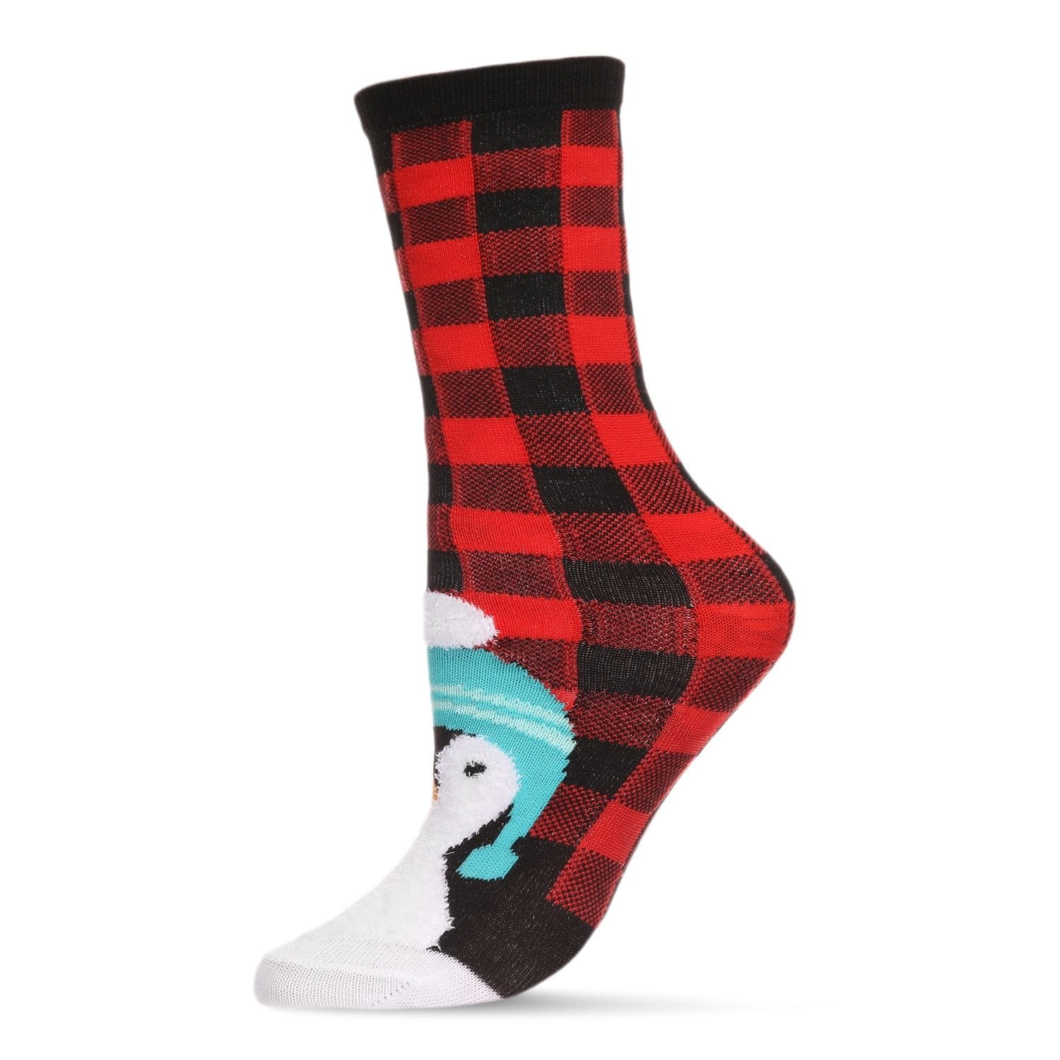 MeMoi Women's Foot Pet Penguin Crew Socks
