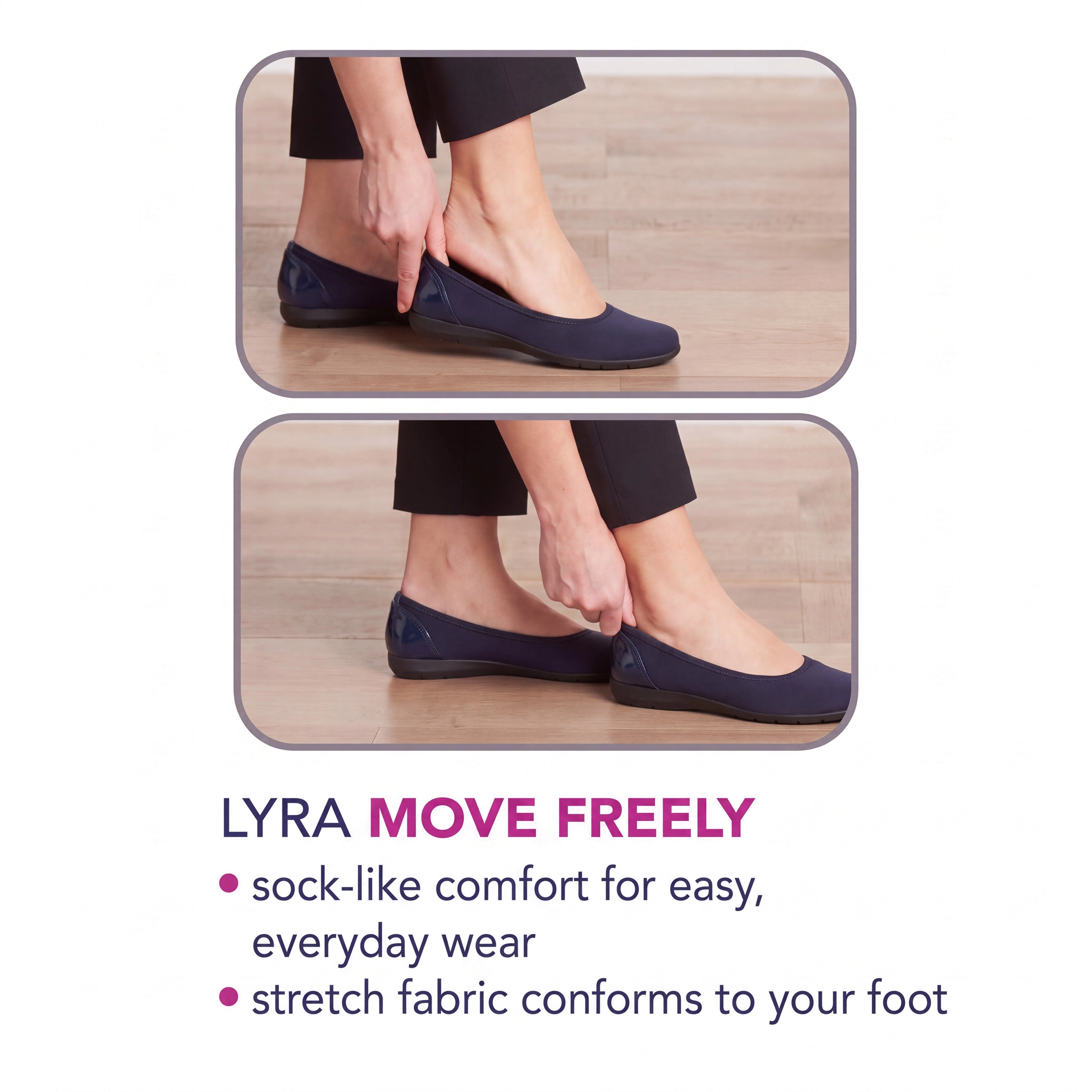 Comfortview Women's The Lyra Slip On Flat