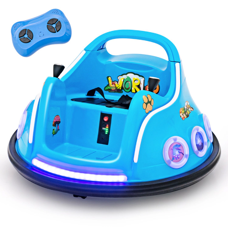 Hivvago 12V Electric Ride On Car with Remote Control and Flashing LED Lights