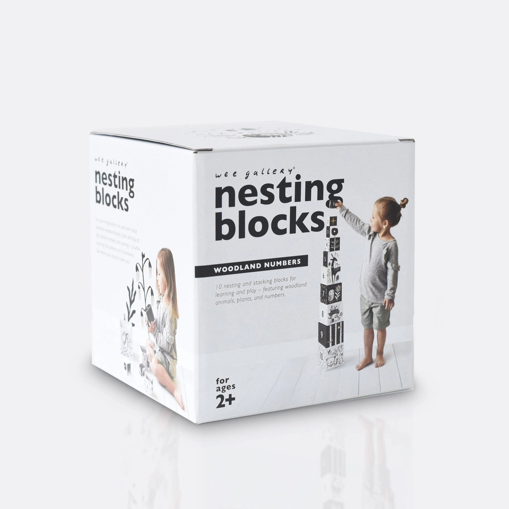Wee Gallery Nesting Blocks - Woodland Number