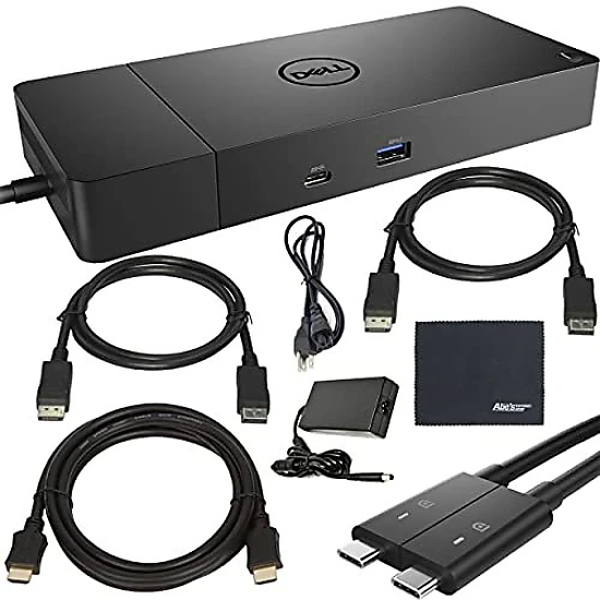 Dell WD19DCS WD19 DCS Performance Docking Station with Up to 210W Power Supply, Dock + ZoomSpeed HDMI Cable + 2 x