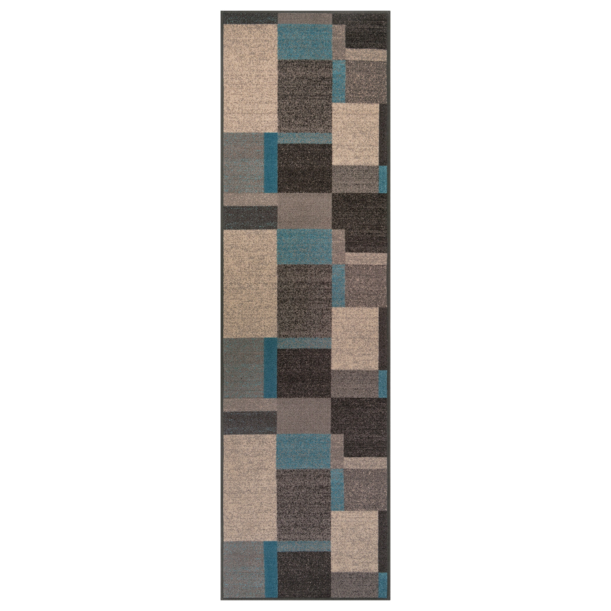 World Rug Gallery Classic Solid Border Power Loomed Indoor Area Rug