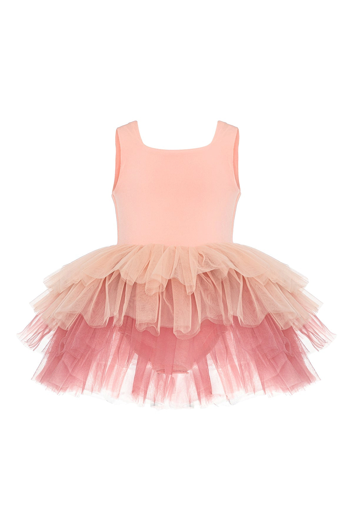 Mini Celebrities Girls Salmon Bloom Tutu Dress