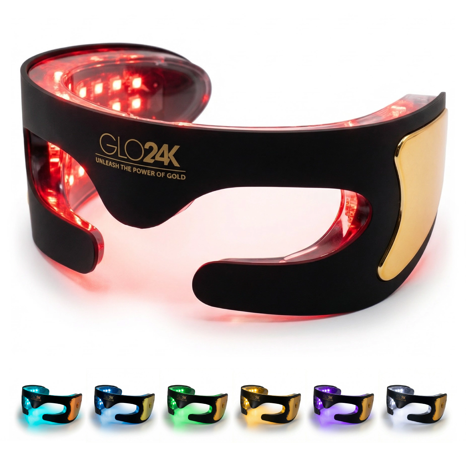 GLO24K Bionic 7 Color LED Eye Care Mask