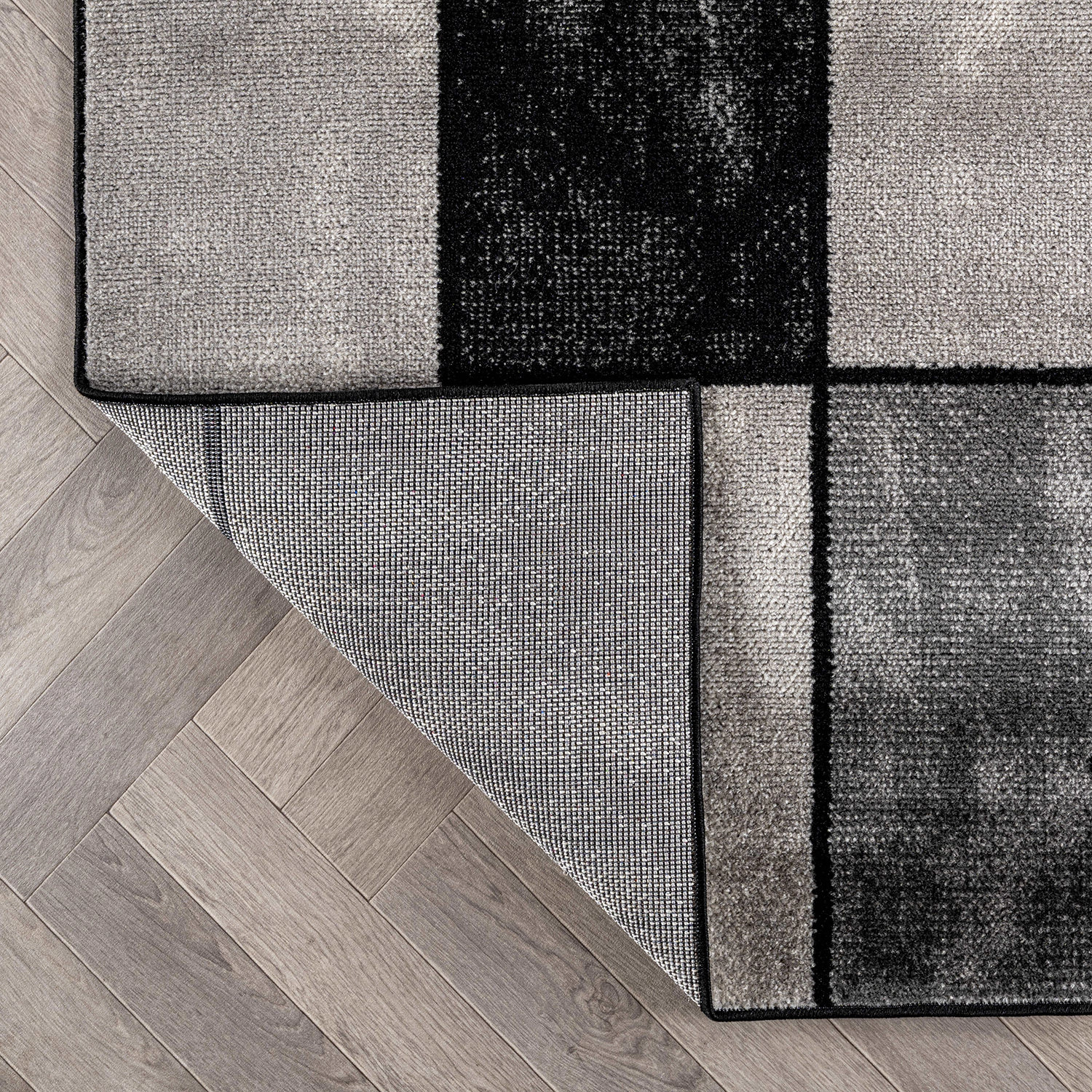 World Rug Gallery Modern Linear Area for Living Room, Bedroom, or Entryway – Low Pile Indoor