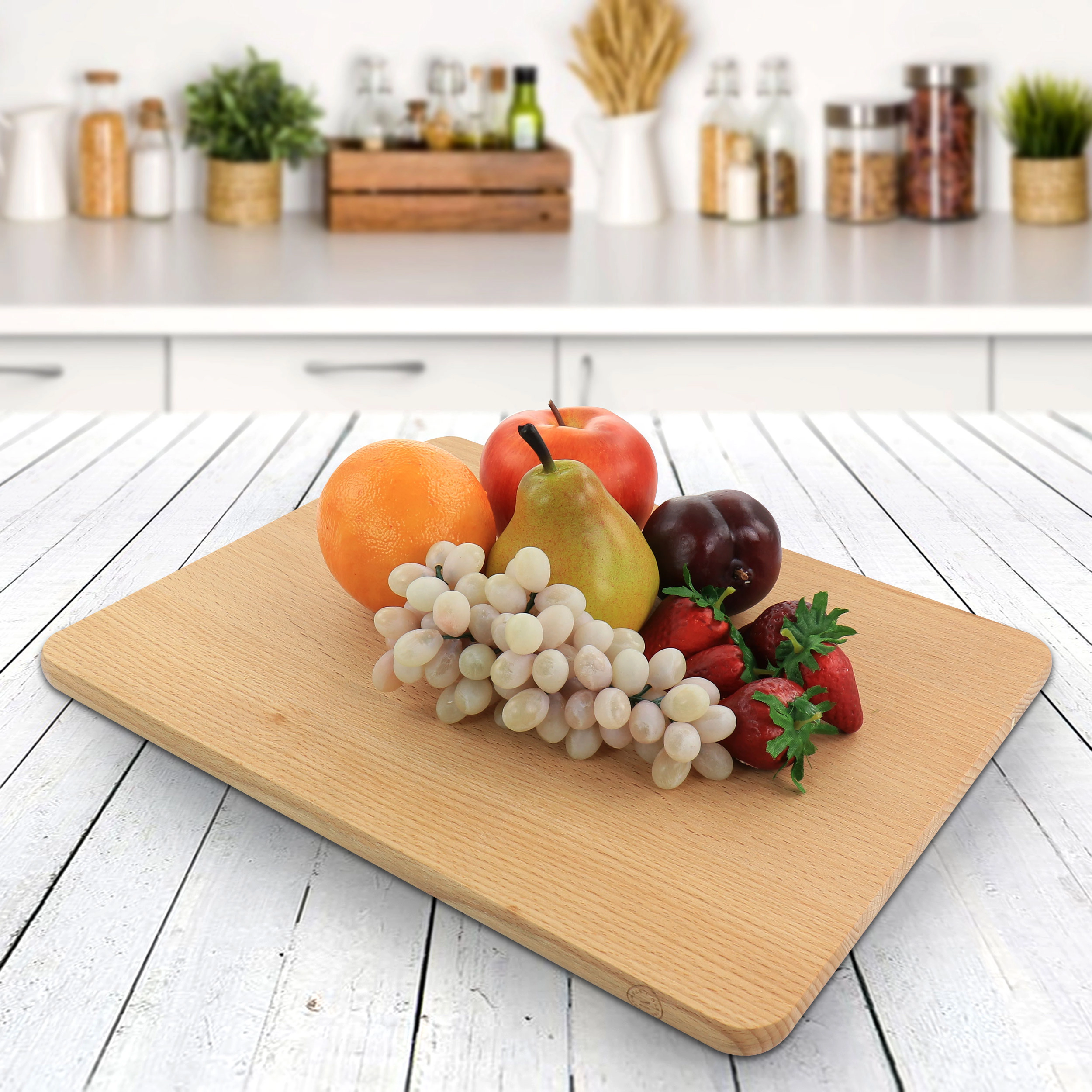 Martha Stewart 14 x 11 inch Beech Wood Cutting Board