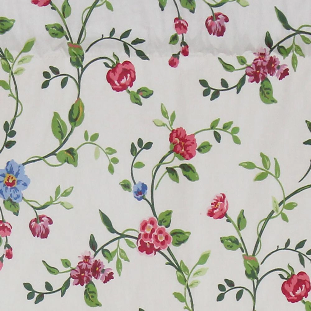 English Ivy Regal Style 3" Rod Pocket Valance 50" x 17" Spring by RLF Home