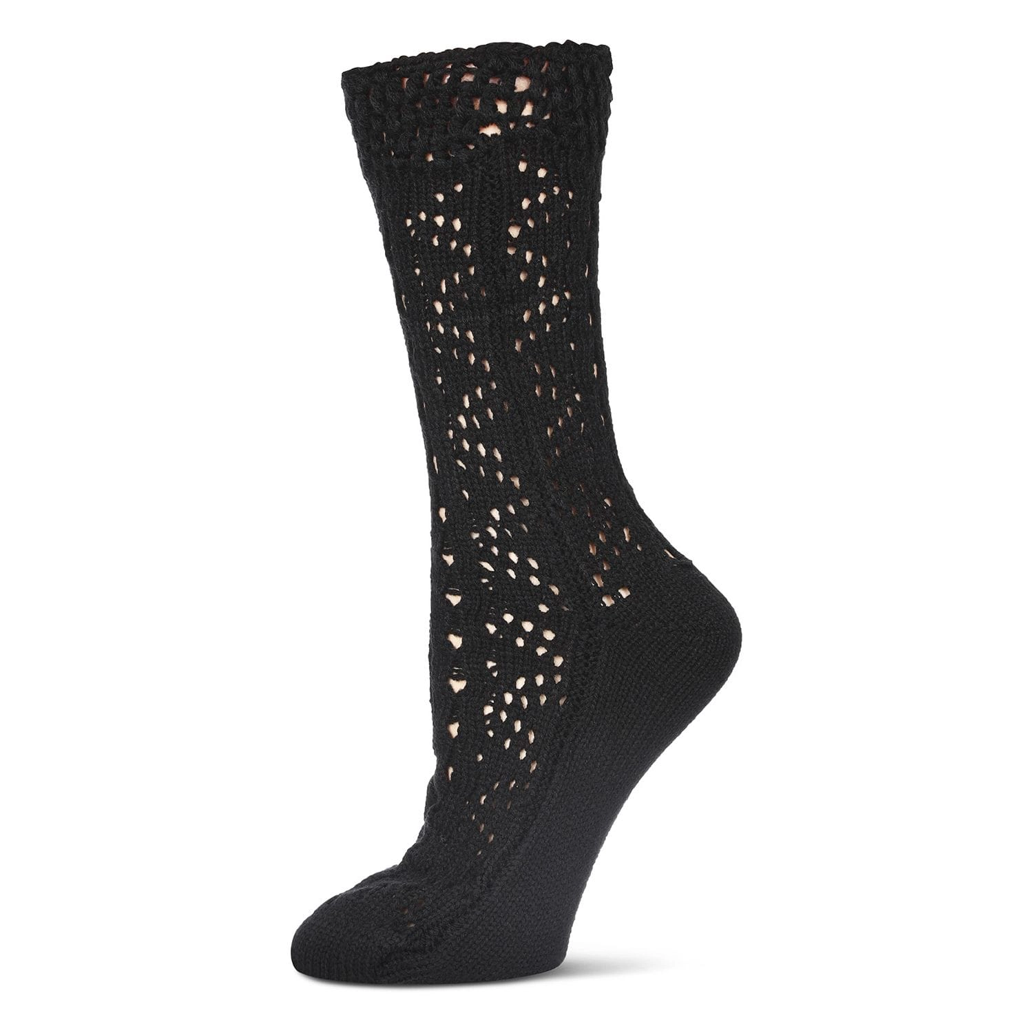 MeMoi Asalim Mixed Knit Boot Sock Crew Socks