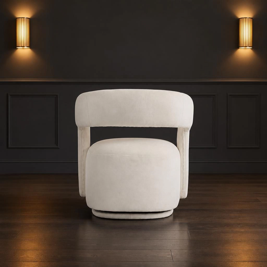 GOODSILO Comfortable Chenille Upholstered Single Accent Chair
